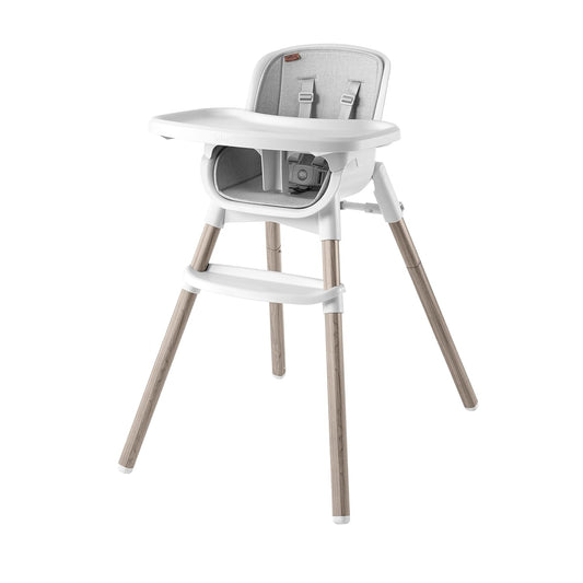 Chicco Zest LE 4-in-1 Folding High Chair, Feeding Chair, Toddler Chair and Youth Stool, Multi-Use Easy Clean High Chair | Crema/White