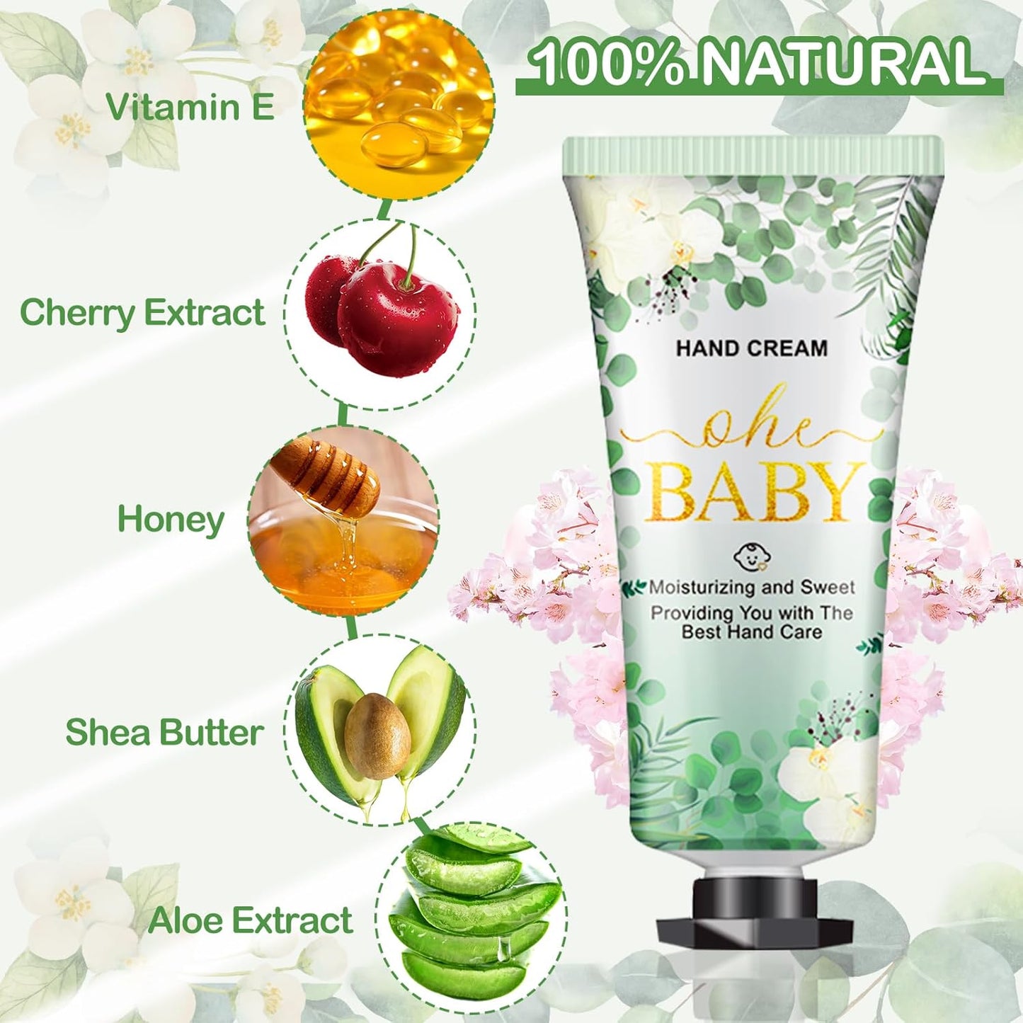 Oh Baby 60 Sets Travel Size Hand Lotion - Baby Shower & Wedding Gifts, Bridal Shower Party Favors