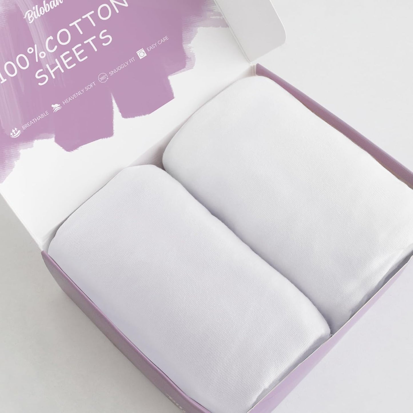 Bassinet Sheets Fit for Dream On Me Lacy, Delta Children Curve, Regalo Baby Basics™ Infant, Fisher Price, Simmons Kids(for Twins) and Safety 1st Bassinet,100% Cotton Sheet, 2 Pack, White