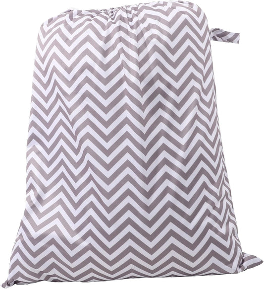 Milisten Reusable Diaper Pail Wet Bag for Cloth Diapers Elastic Edges Portable Storage Solution for Nursery or Travel