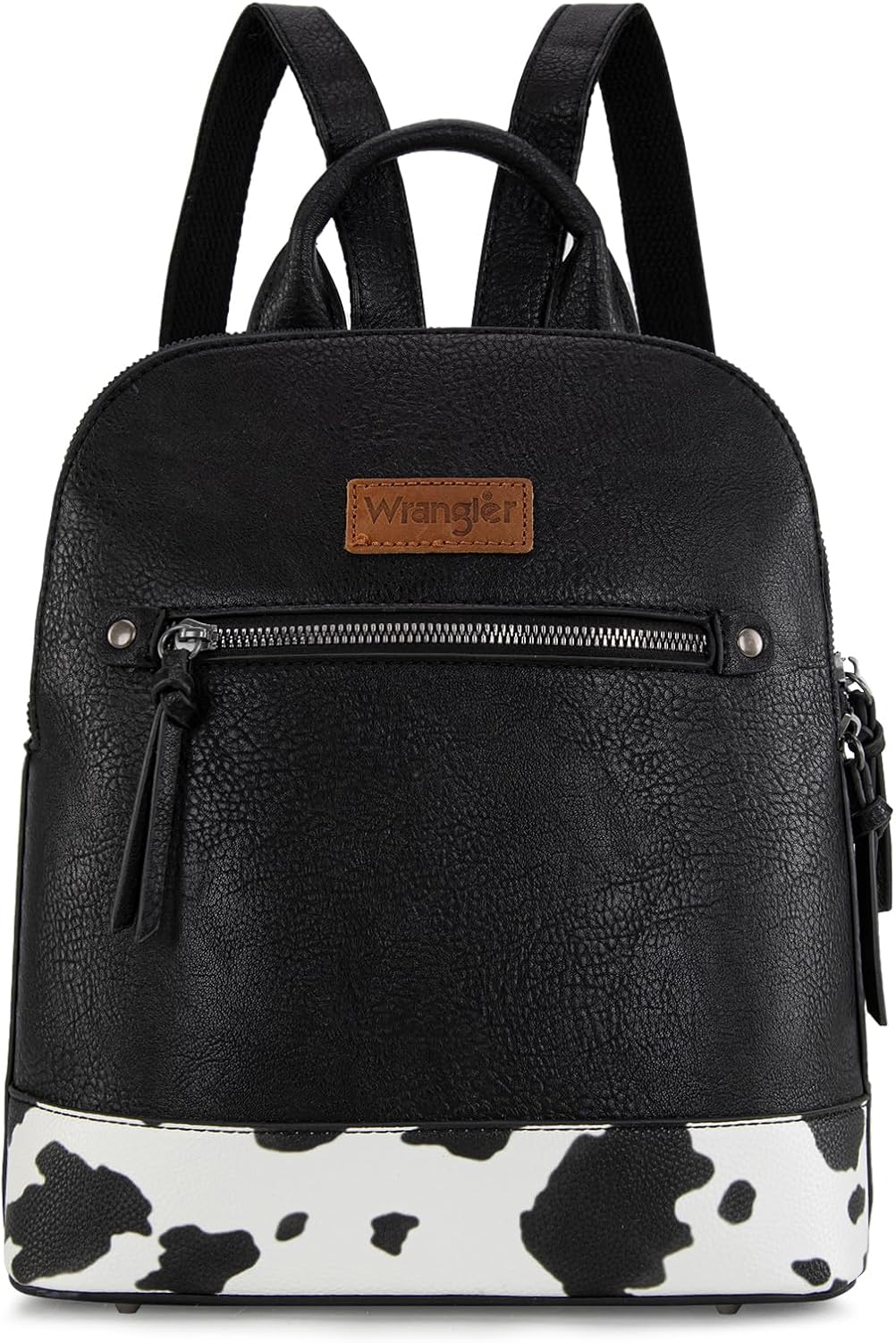 Montana West Wrangler Backpack Purse for Women Medium Ladies' Bookbag Travel Work Daypacks Bags Cow Print