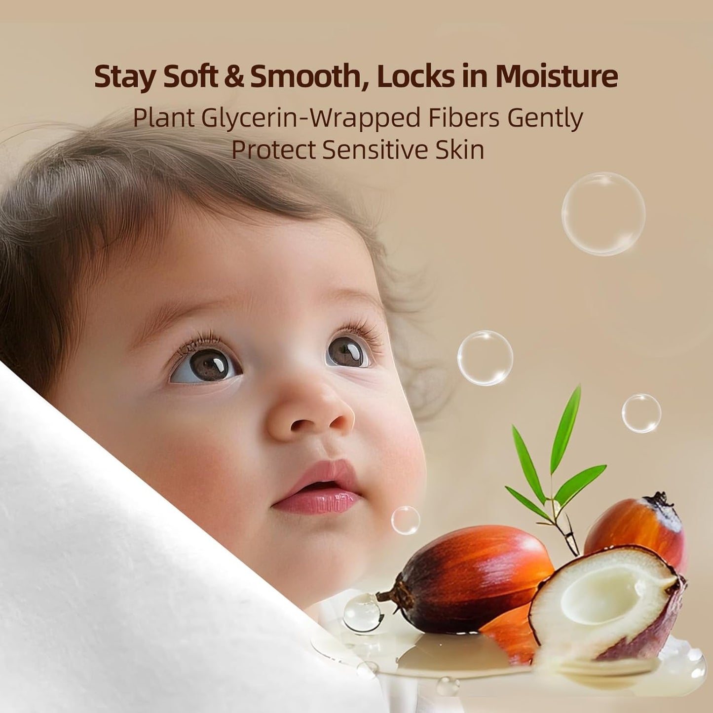 Winner 100% Cotton Dry Wipes, USDA Certified Baby Wipes, Soft & Gentle, Hypoallergenic & Unscented for Baby Sensitive Skin, Use Wet/Dry for Diaper Changes, Meals & Cleanup, 100ct, Pack of 1