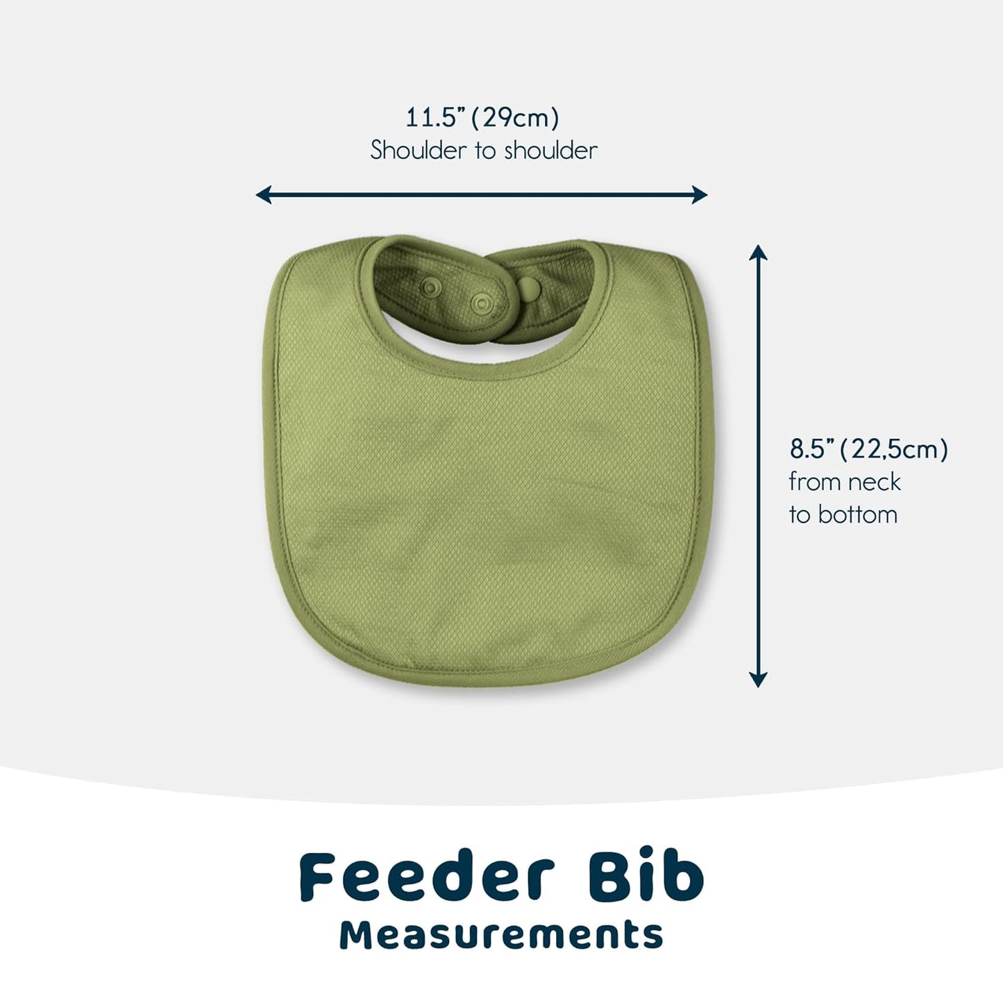 Tiny Twinkle 8 Pack Baby Bibs for Drooling and Teething – Waterproof & Absorbent Bibs for Baby Girl & Boy, Machine Washable Infant Bib Set for Newborns and Toddlers (Neutral Set 8-Pack)