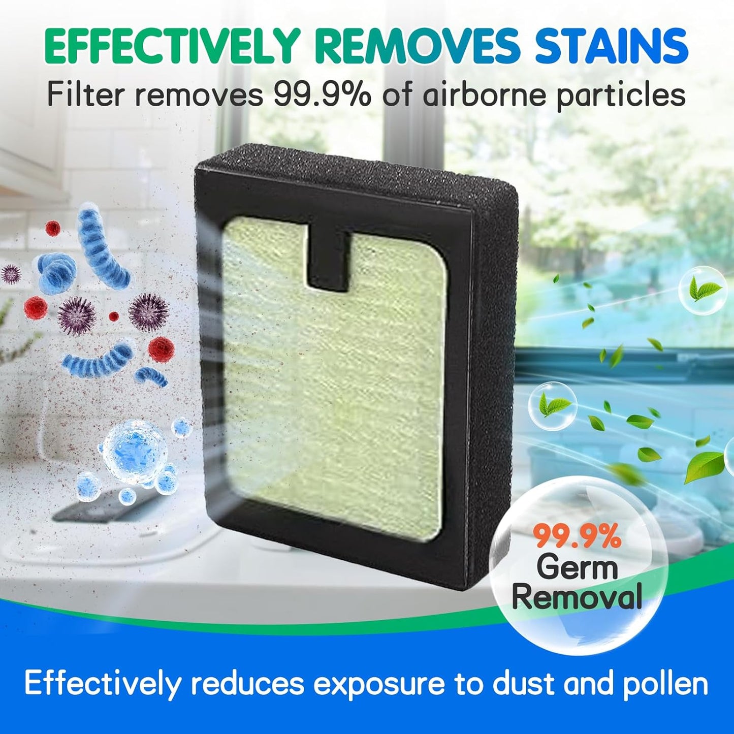 4Pack HEPA Filter Replacement for Baby Brezza Bottle Dryer Advanced
