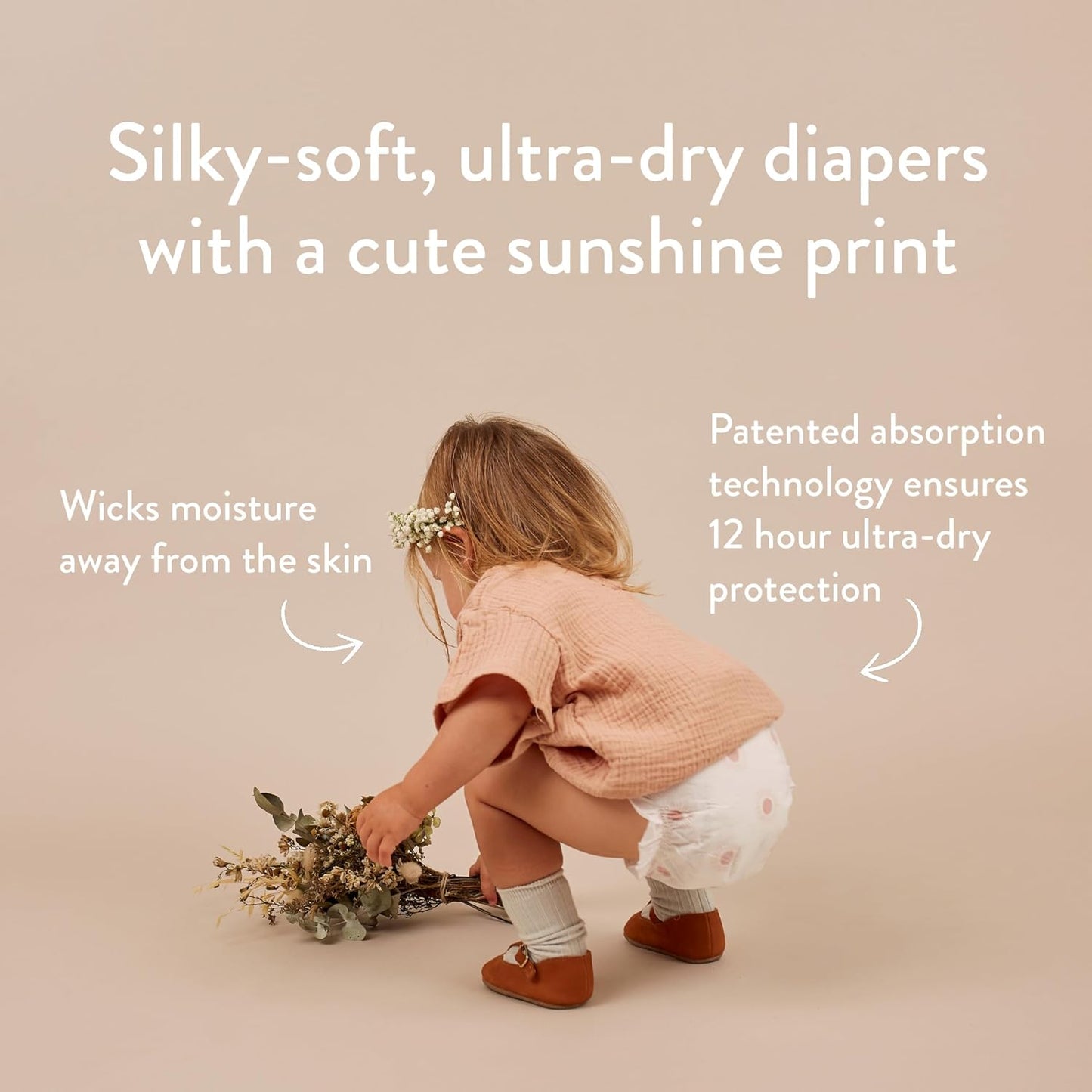 Joonya Baby Diapers, Size 1 XS (4-9 lb) - 1 Bag of 32 - New Range - NonToxic, Eco-Friendly, Ultra Slim, Overnight Use - Made in Denmark