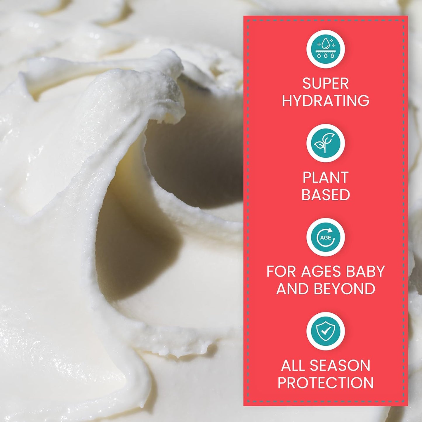 Nurture: Daily Moisturizing Cream - Baby Eczema Cream & Baby Lotion Sensitive Skin Baby Cream - Natural Baby Lotion and Baby Moisturizer Infused w/Shea, Aloe Vera & Jojoba Oils - 6oz