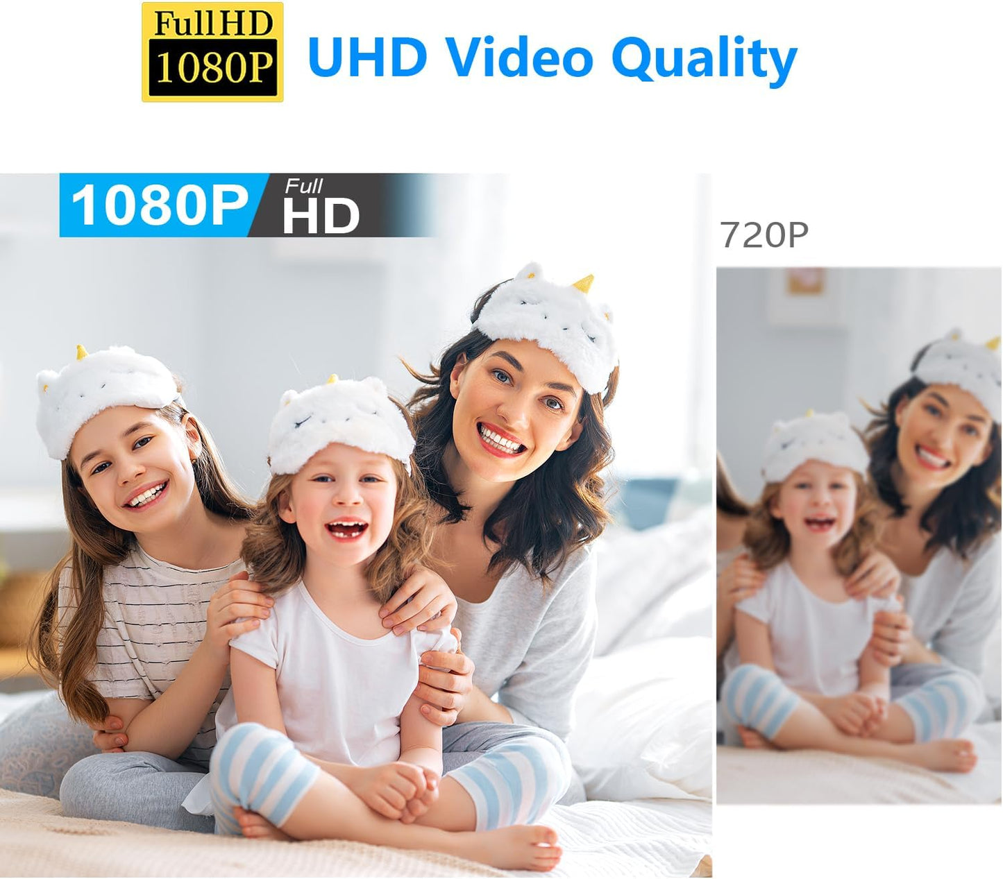 Smallest Wireless WiFi IP Camera,HD1080P Remote Security Camera,Portable Video Recording Live Feed,Smart Baby Monitor with Night Vision,Motion Detection,Cloud Storage for Security with iOS AndroidAPP