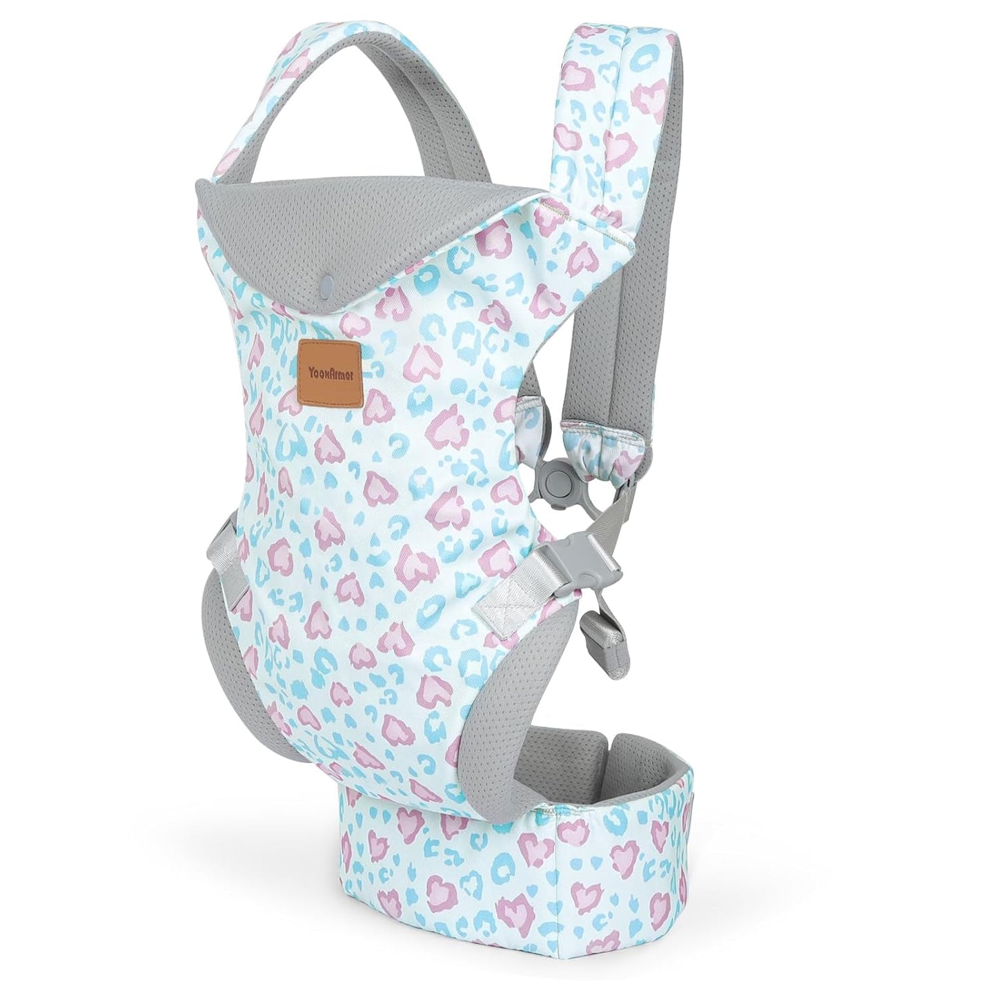 Baby Carrier, Ergonomic Adjustable Toddler Carriers for 7-33 Lbs, Cozy Lightweight Infant Carrier with Neck Support, Baby Chest Carriers with Lumbar Support for Parents (3-36 Months)