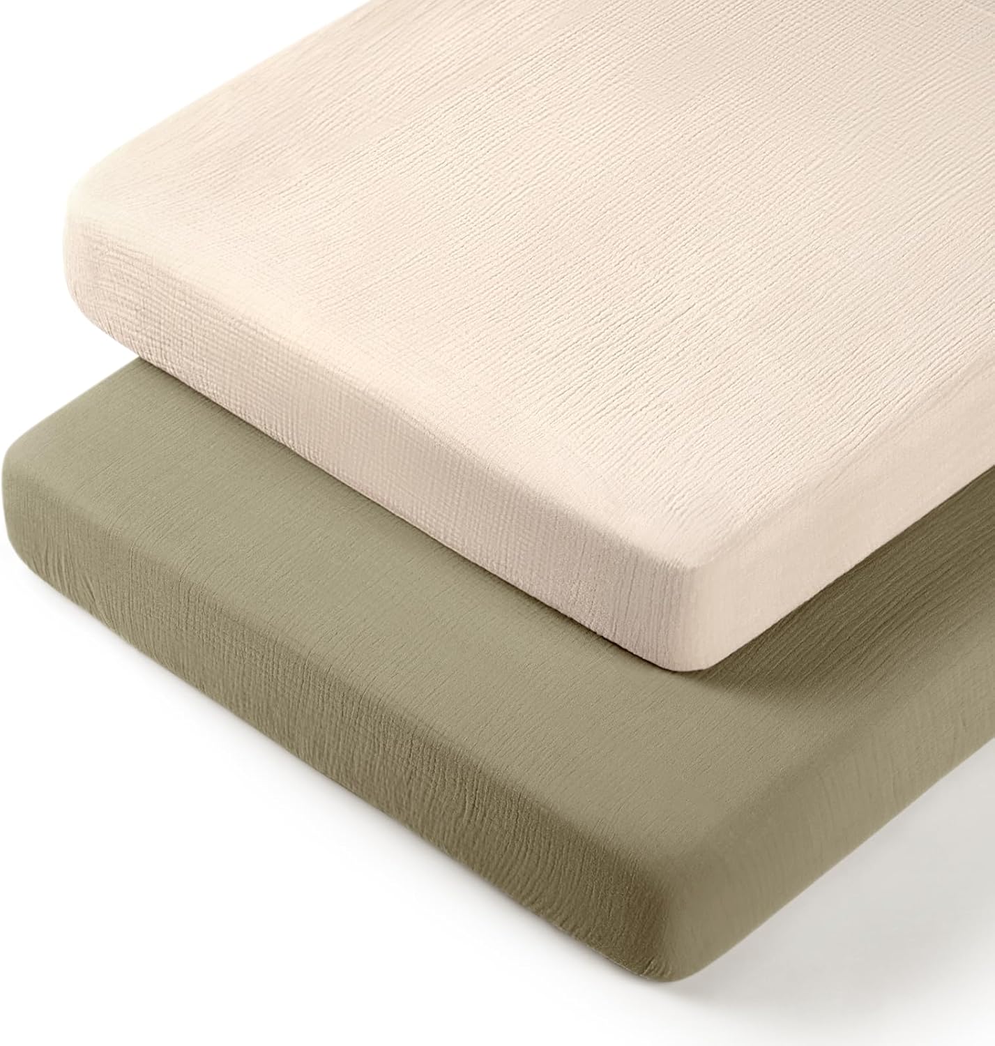 lulumoon Pack N Play Sheets: Soft & Breathable Playard Sheets for Boys and Girls - Fitted for Most Pack N Play and Playard Mattress
