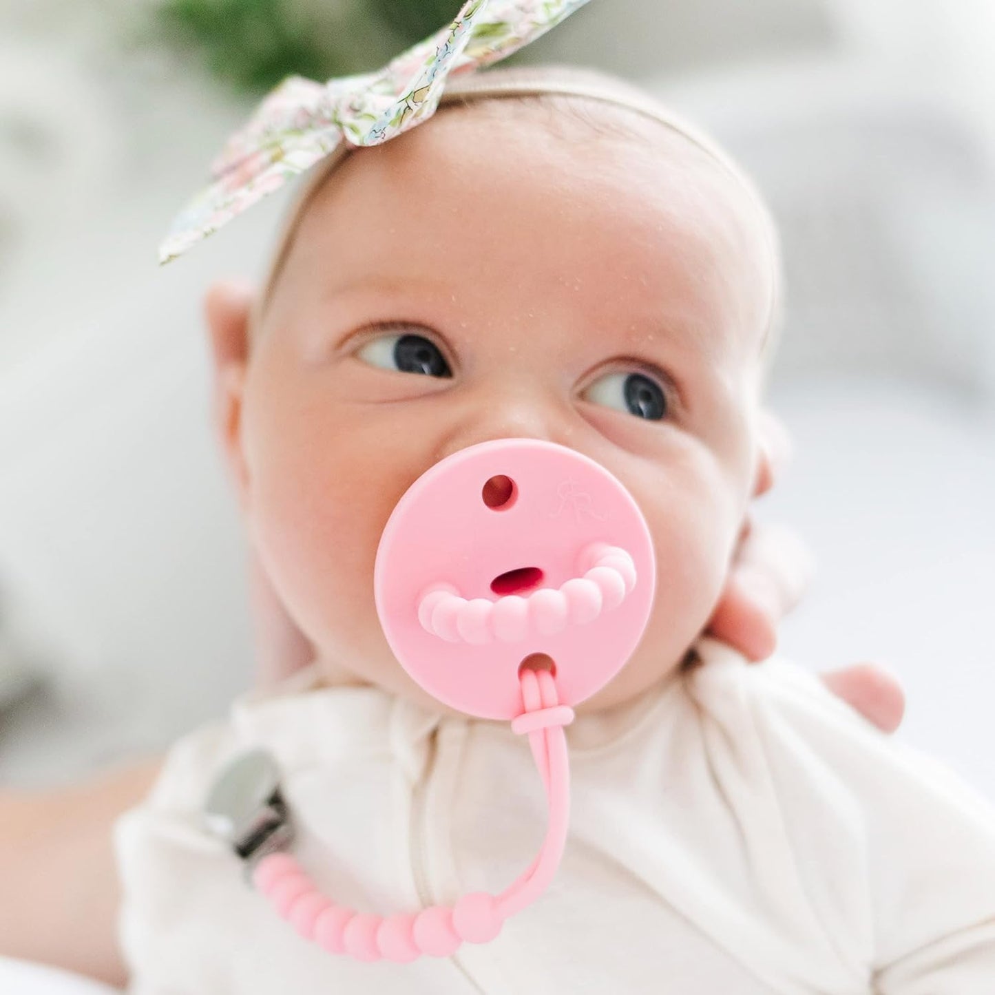 Ryan & Rose Cutie PAT Pacifier Teether (Stage 1, Taffy)