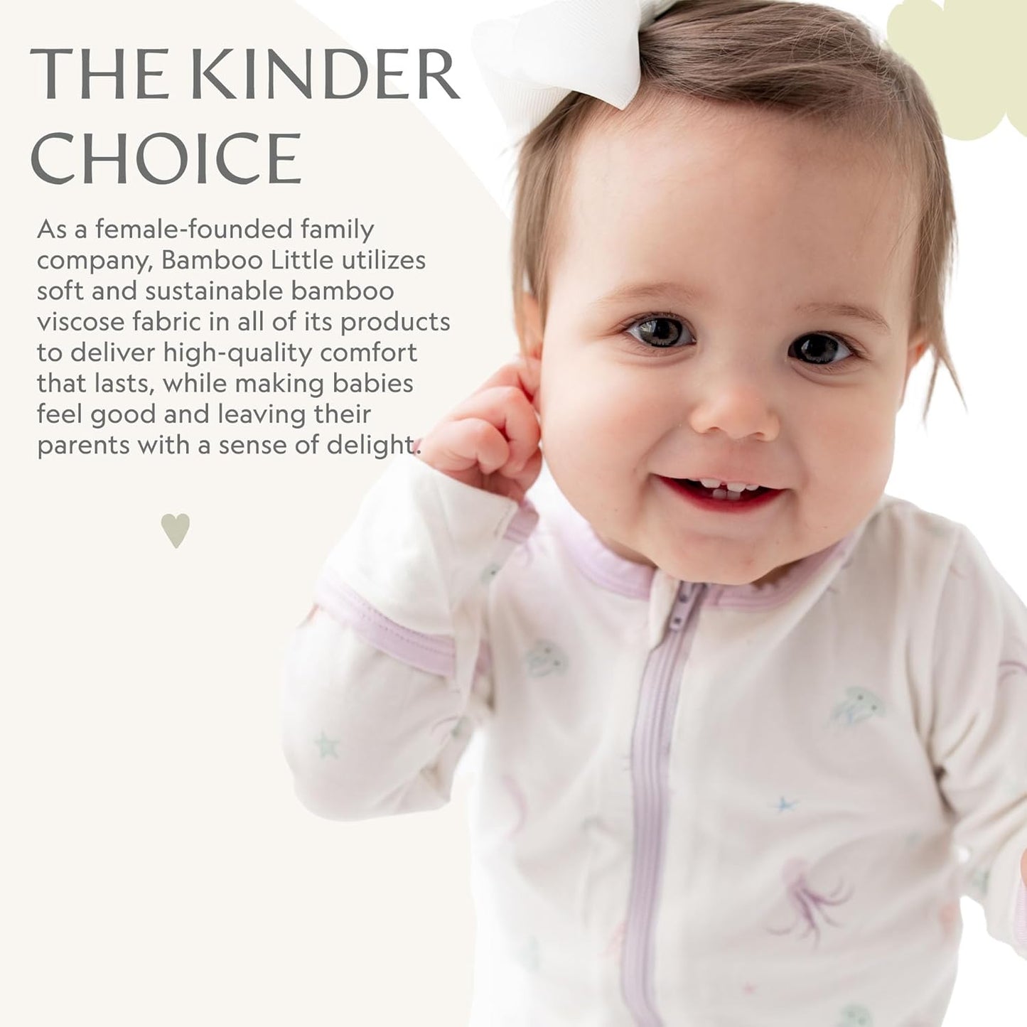 Bamboo Little Soft Baby Footie Pajamas, Baby Clothes, Newborn Sleepers, 95% Viscose and 5% Spandex, 0-24 Months
