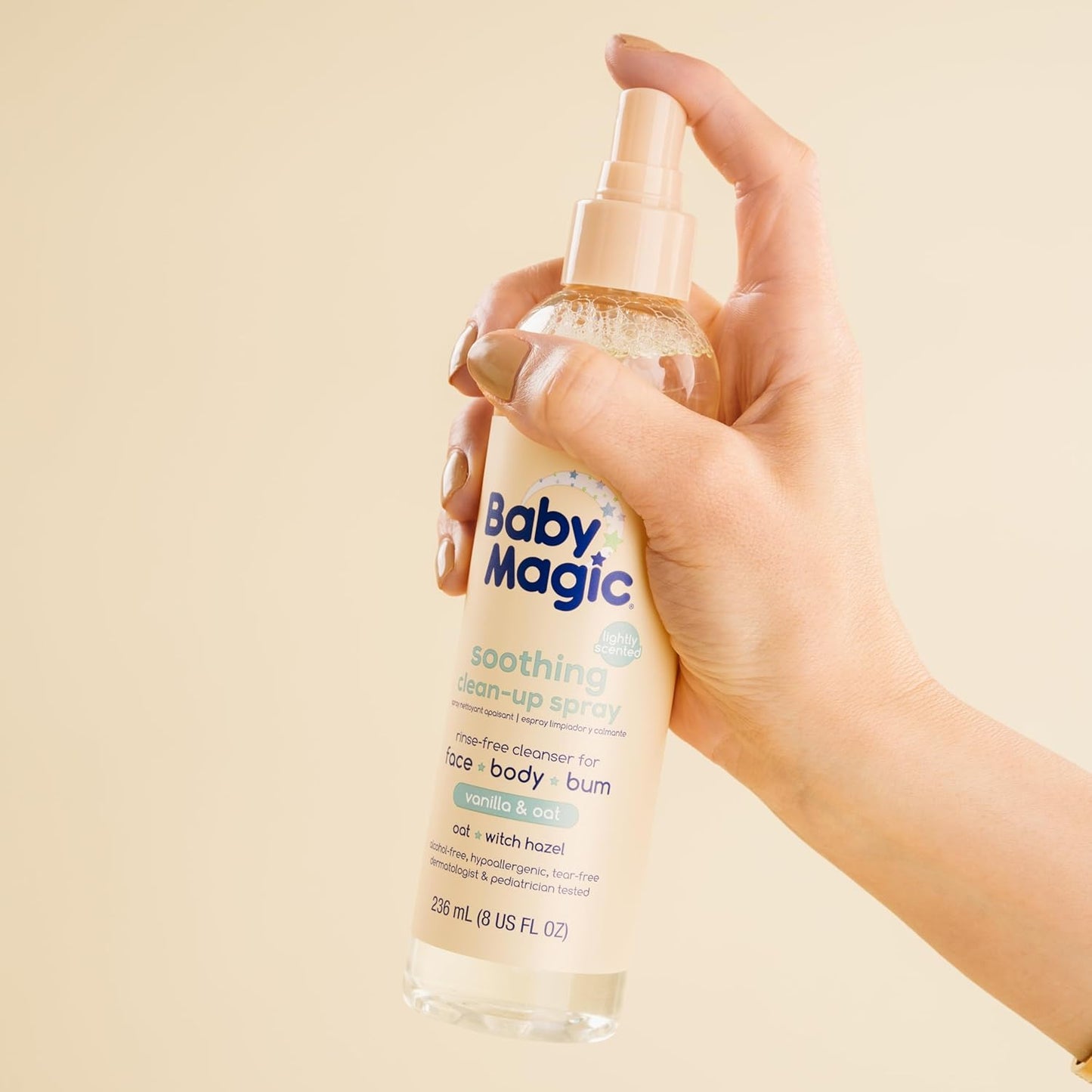 Baby Magic Soothing Clean-Up Spray, Vanilla & Oat, Hypoallergenic, 8 oz