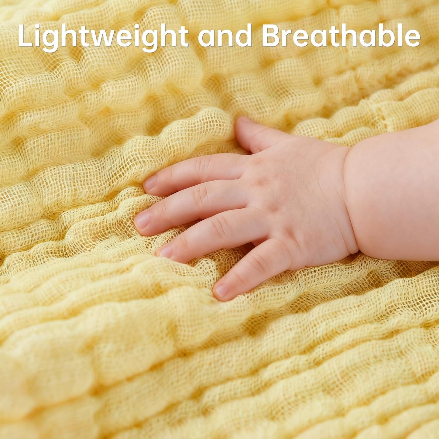 Organic Muslin Baby Washcloths 6 Pack Baby Bath Face Towel 12x12 Inch Extra Absorbent and Soft Burp Cloth and Wash Cloths for Newborn-Infants On Sensitive Skin (White Yellow Pink)