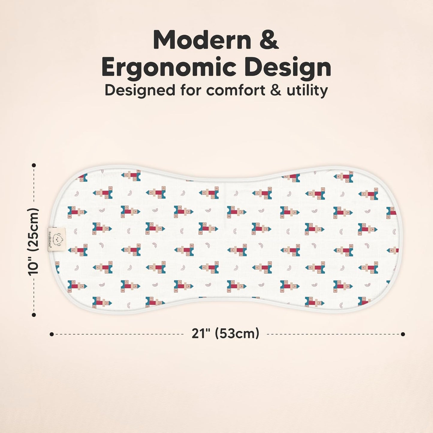 5-Pack Muslin Burp Cloths Baby Boy, Girl - Very Absorbent Baby Burp Cloth Rags, 8-Layers Viscose Derived from Bamboo Cotton Muslin Towel, Super Soft Spit Up Rags, No Shrink Washcloths (Toy Land)