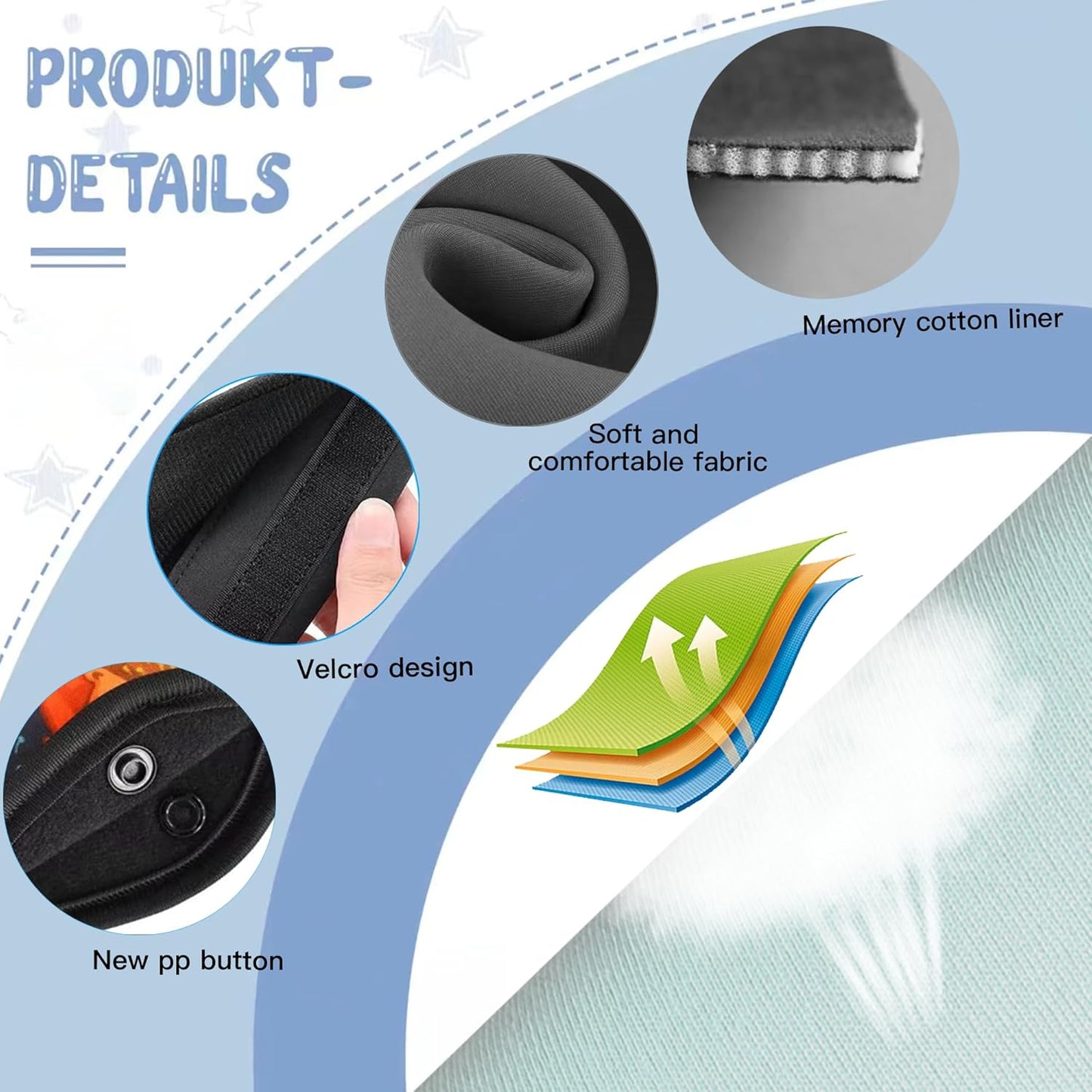 Kid'S Seat Belt Cover Pad, Neck & Abdomen Cushion For Children- Soft And Breathable Straps Cover Support For Booster Seat, Strollers, And High Chairs | Hypoallergenic Travel Accessory, Wild flower