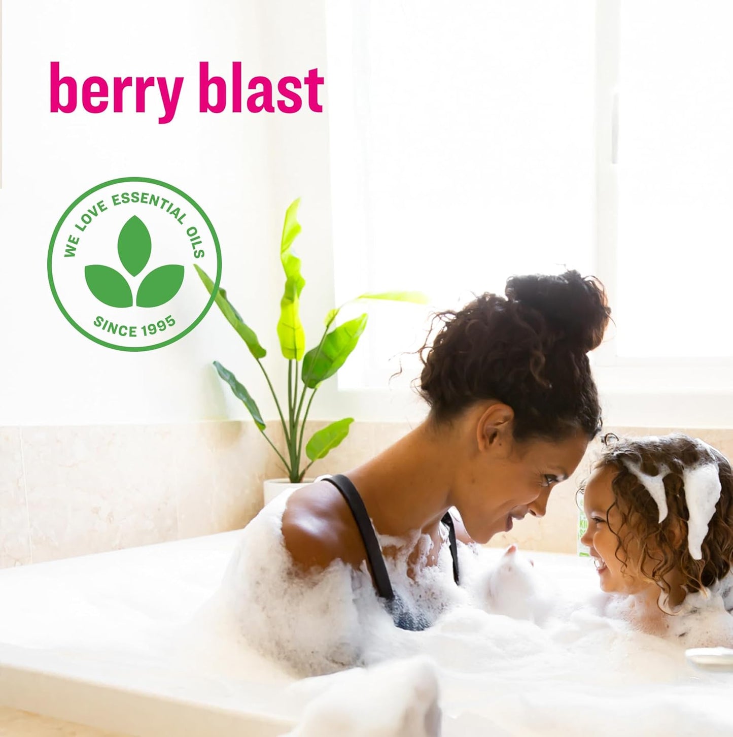 Everyone 3-in-1 Kids Soap, Body Wash, Bubble Bath, Shampoo, 32 Ounce (Pack of 2), Berry Blast, made with Essential Oils for Toddlers, tweens and teens