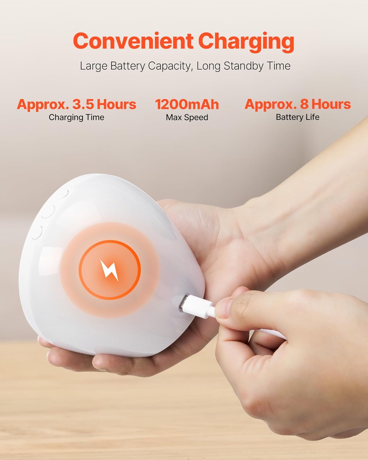 VEVOR Sound Machine, 18 Soothing Sleep Sounds and 7-Color Night Light, 5-in-1 White Noise Sound Machine with Dual Alarms, Auto-Off Timer and Memory Function, for Baby, Adults, Home, Office & Travel