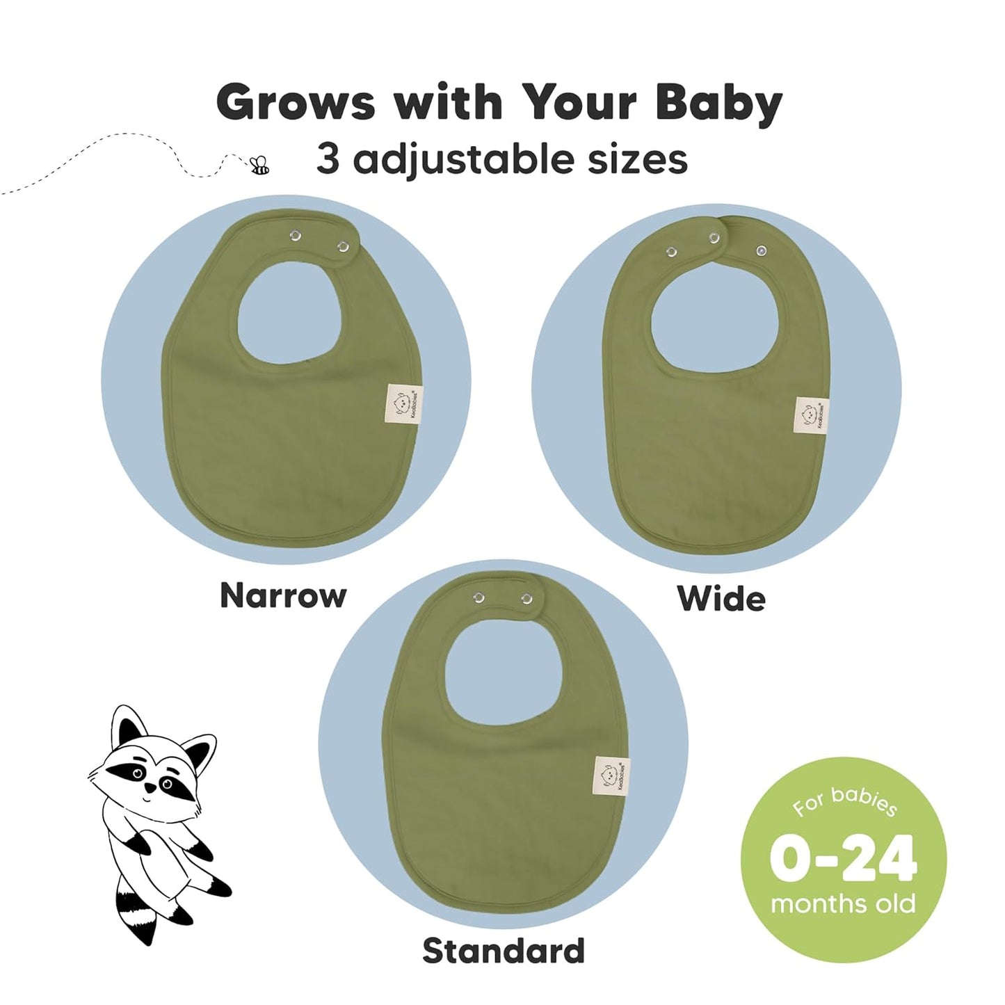 8-Pack Organic Baby Bibs for Boys, Girls - Soft Cotton Drooling and Teething Bibs for Baby Girl & Boy, Extra Absorbent, Easy To Clean & Put On for Toddler, Newborn, Infant 0-24 Months (Cruise)
