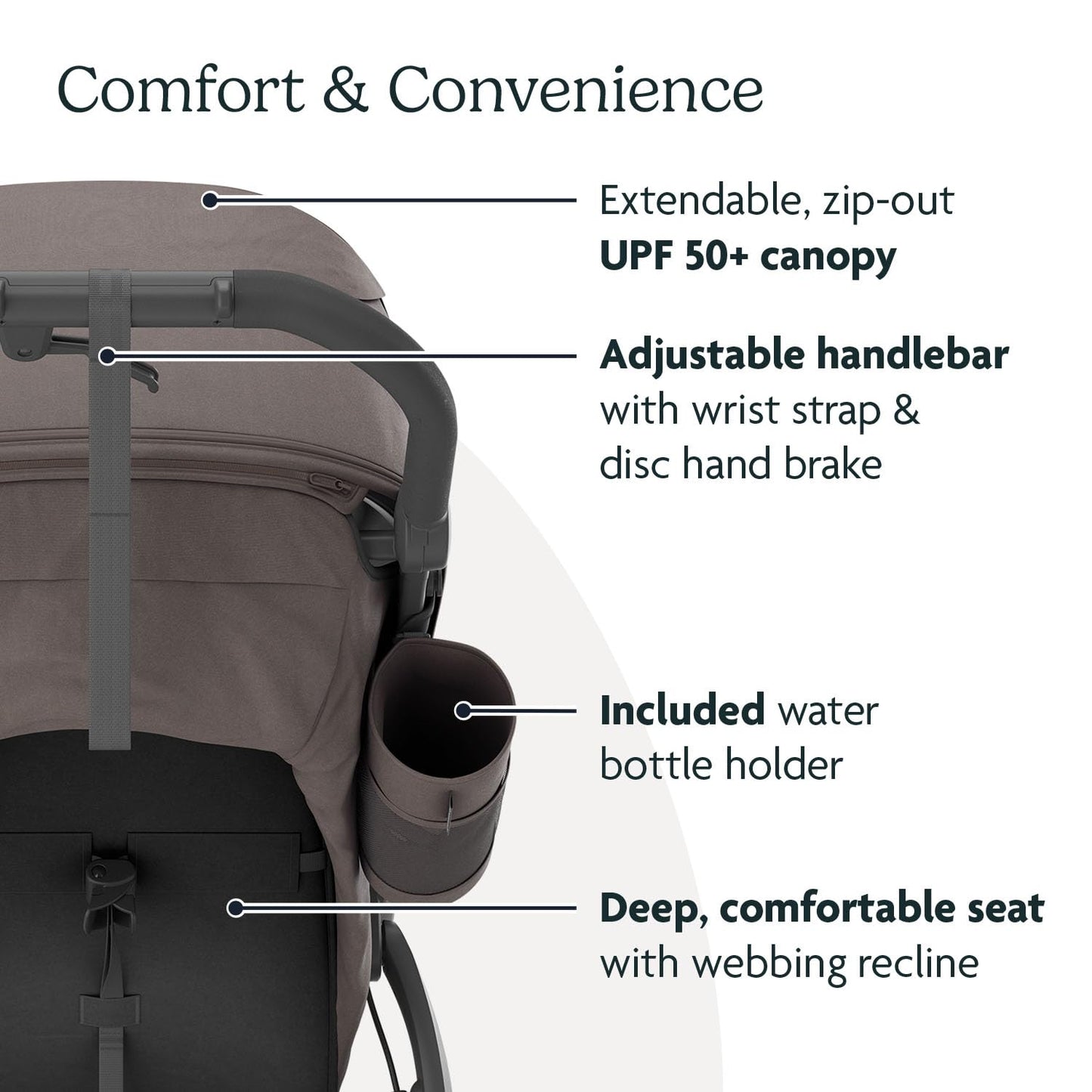 UPPAbaby Ridge Jogging Stroller/Durable Performance Jogger with Never-Flat Tires/Built for Walking, Running, Hiking/Water Bottle Holder and Basket Cover Included/Theo (Dark Taupe/Carbon Frame)