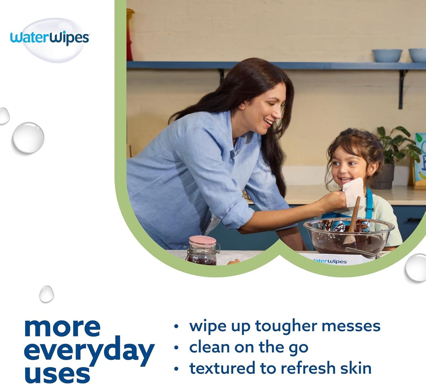 WaterWipes Sensitive+ Baby & Toddler Wipes, 3-In-1 Cleans, Cares, Protects, 99.9% Water, Textured Clean, Unscented & Hypoallergenic, 720 Count (12 Packs)