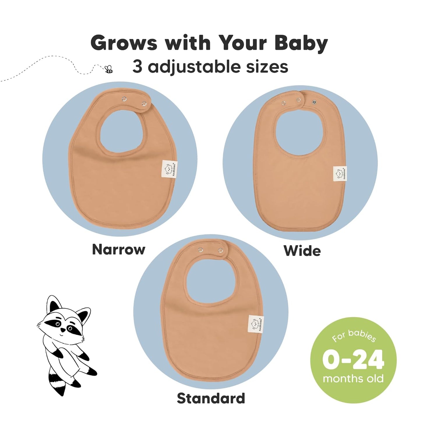 8-Pack Organic Baby Bibs for Boys, Girls - Soft Cotton Drooling and Teething Bibs for Baby Girl & Boy, Extra Absorbent, Easy to Clean & Put On for Toddler, Newborn, Infant 0-24 Months (Mauve)