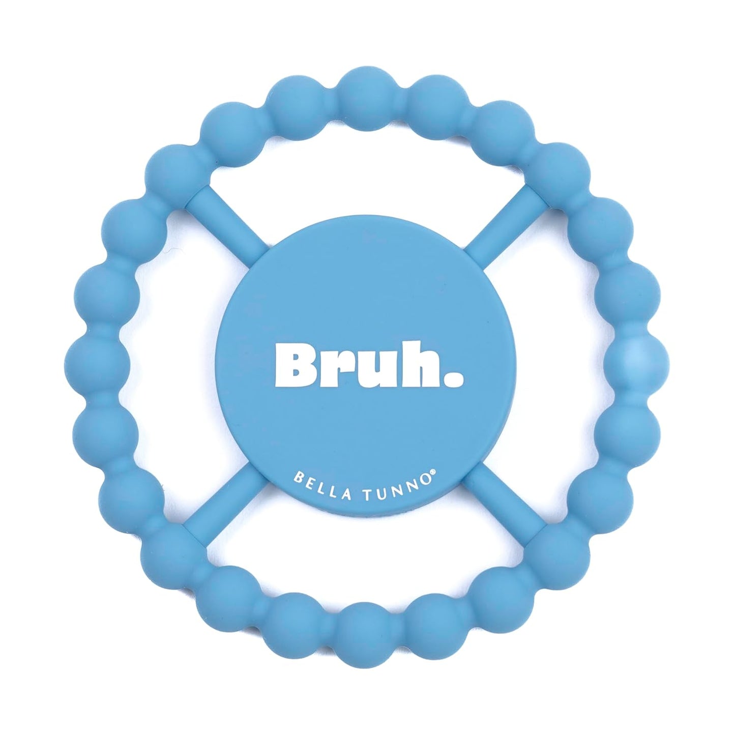 Baby Teether by Bella Tunno, Silicone Teethers for Babies 3-6 Months, 6-12 Months, Baby Toys, Pacifier, Teething Relief, Boys, Girls, Bruh