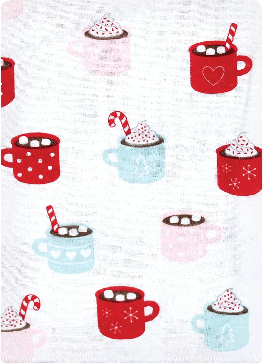 Luvable Friends Hudson Baby Flannel Burp Cloths 12pk, Warm Cocoa