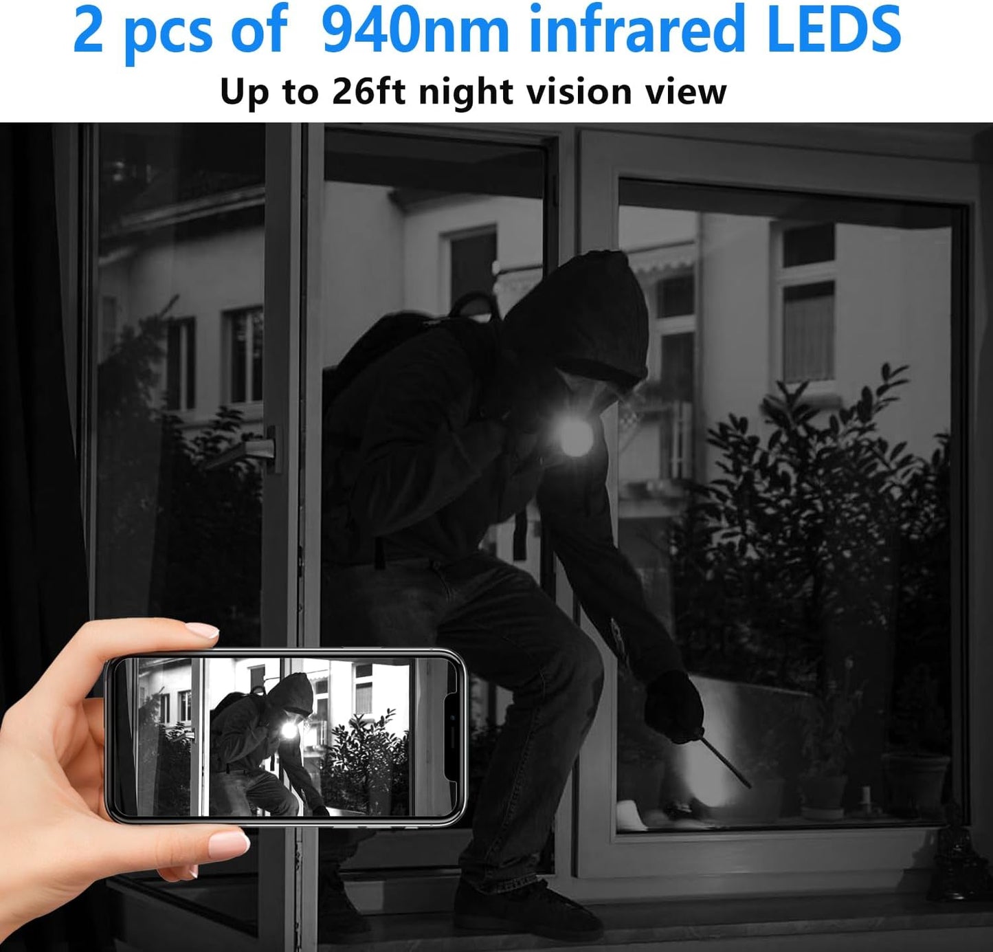 Smallest Wireless WiFi Battery Camera,HD1080P Remote Camera,Portable Video Recording Live Feed,Baby Monitor,Nanny Cam with Night Vision,Motion Detection,Cloud Storage for Security with iOS AndroidAPP