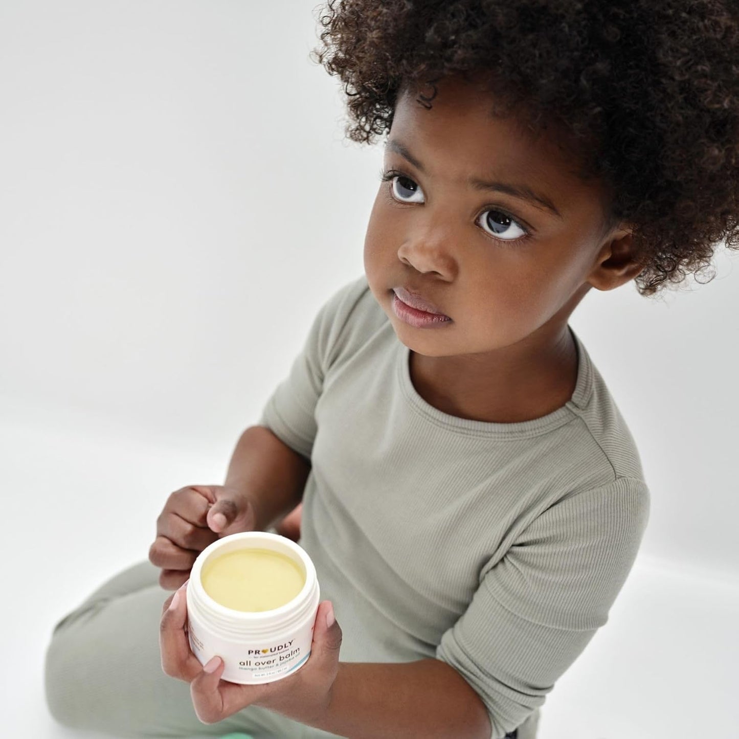 PROUDLY All Over Balm by Gabrielle Union & Dwyane Wade, Helps Relieve Cradle Cap & Eczema, for Black & Brown Babies, Dry, Sensitive Skin, Frangrance Free, 2-Pack (2 oz each)