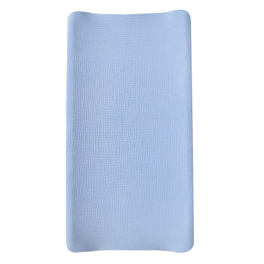 Muslin Changing Pad Cover,Ultra Soft Breathable Diaper Changing Table Cover for Baby Boys Girls,Neutral Fitted Changing Pad Sheets
