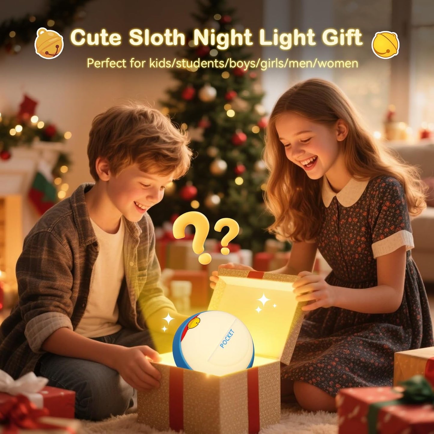 Night Light Cute for Kids, 3-Level Dimmable Night Lamp Wall Mounted, Silicone Squishy Light Up Gifts, Rechargeable Bedside Touch Lamp for Breastfeeding Toddler Baby Kids Decor