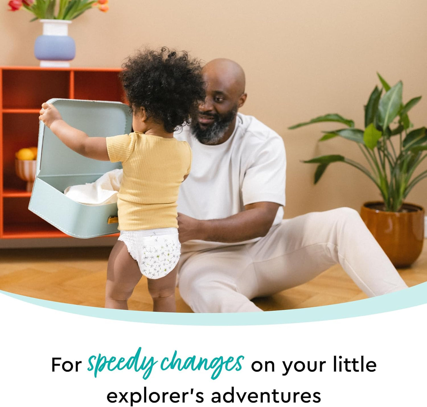 Diaper Pants Toddlers - Size 6 (33+ lbs), Half-Monthly Supply (55 Count), Skin-Friendly, Ultrasoft, Chlorine-Free, Snug Fit & Absorbent Pull On Diapers