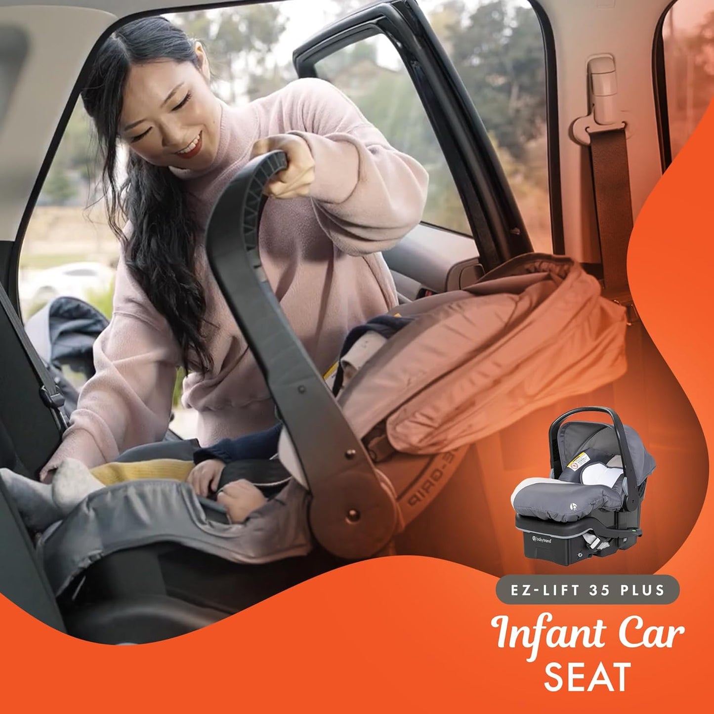 Baby Trend Sit N' Stand Tandem Double Stroller w/ 2 Pack EZ-Lift Plus Infant Car Seats, Magnolia