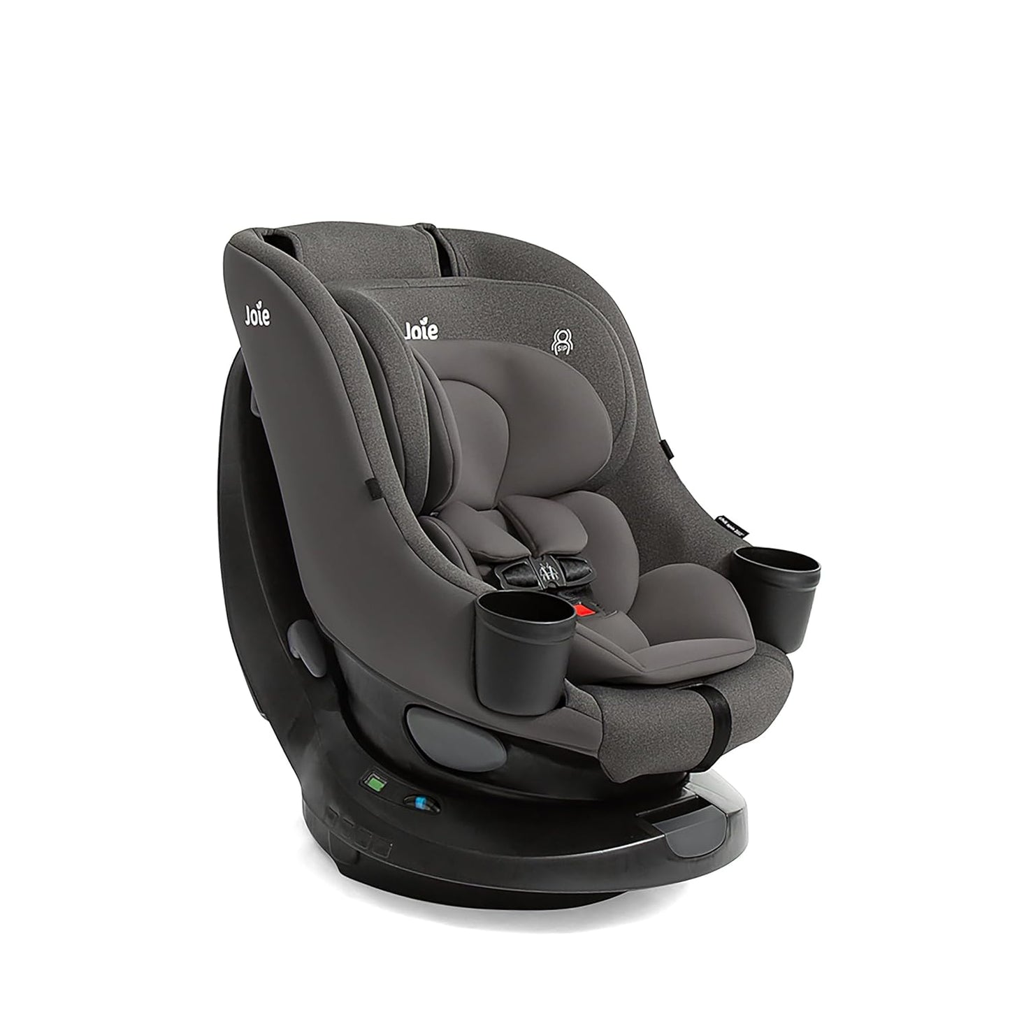 Joie Chili Spin 360 2-in-1 Rotating Convertible Car Seat with a 360 Spin and Easy Installation - Lower Anchor Attachment or Vehicle Belt Installation (Thunder)