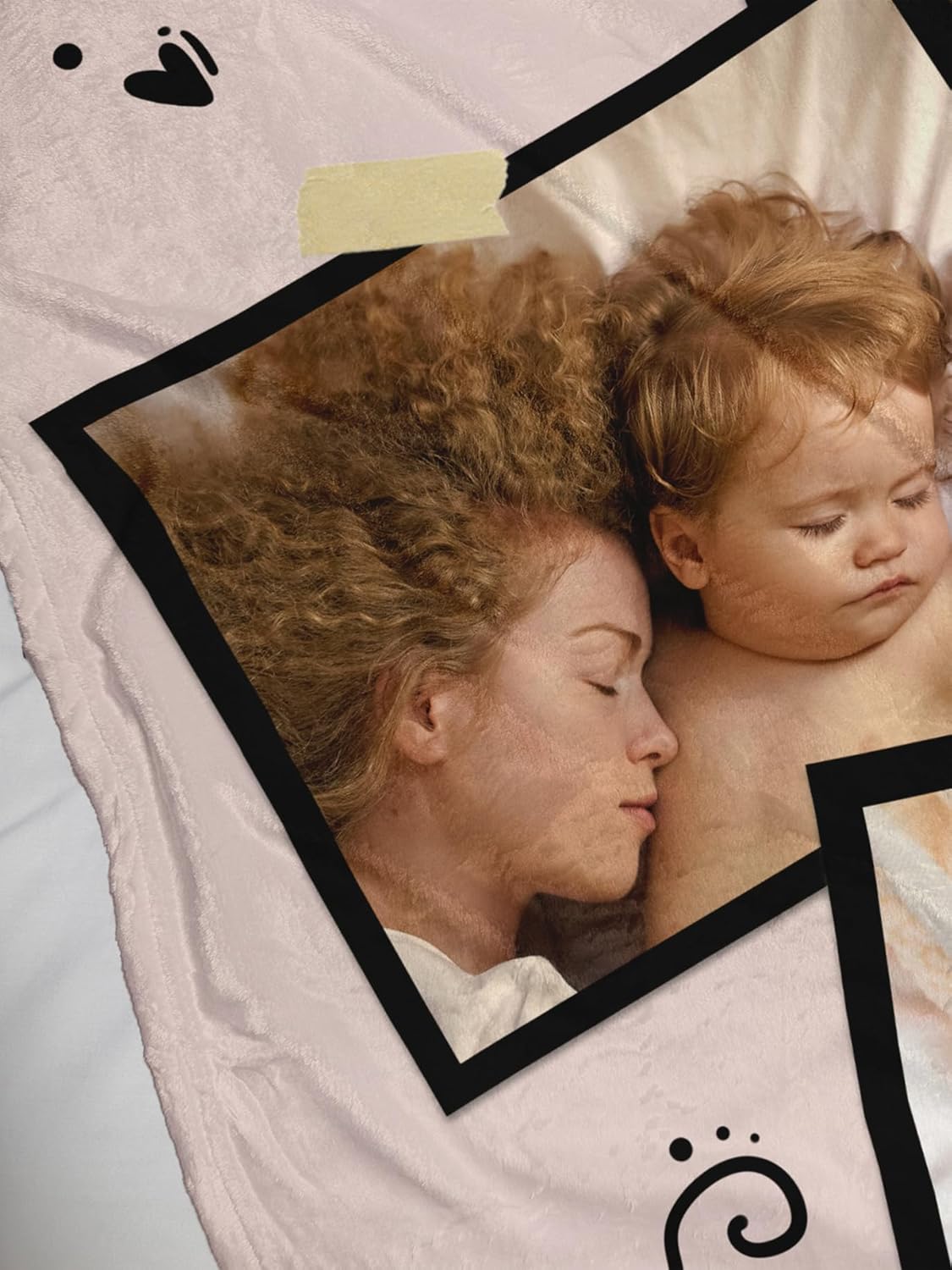 Personalized Mother's Day Blanket Gifts for Mom Custom Flannel Blankets with Photos Pictures Text， Customized Mothers Day Birthday Gift for Mom Grandma Wife, 40 * 50in