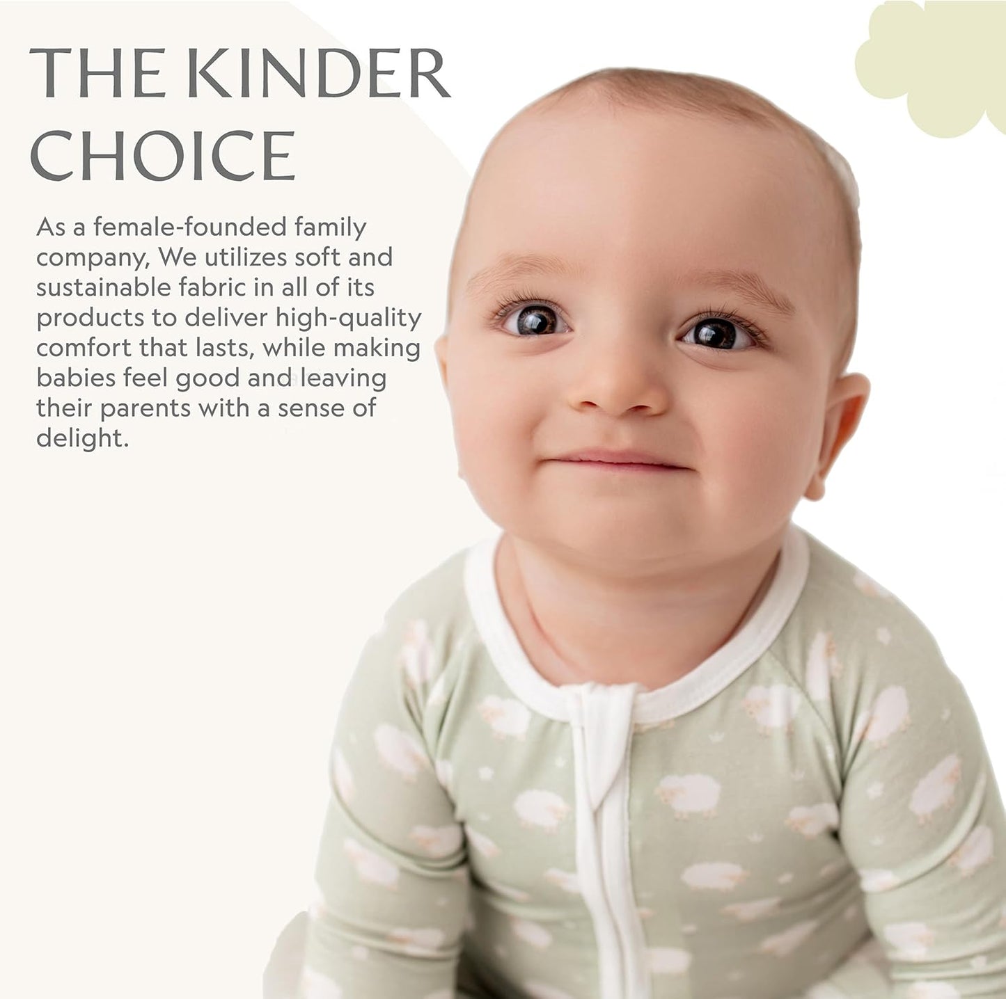 Bamboo Little Soft Baby Footie Pajamas, Baby Clothes, Newborn Sleepers, 95% Viscose and 5% Spandex, 0-24 Months