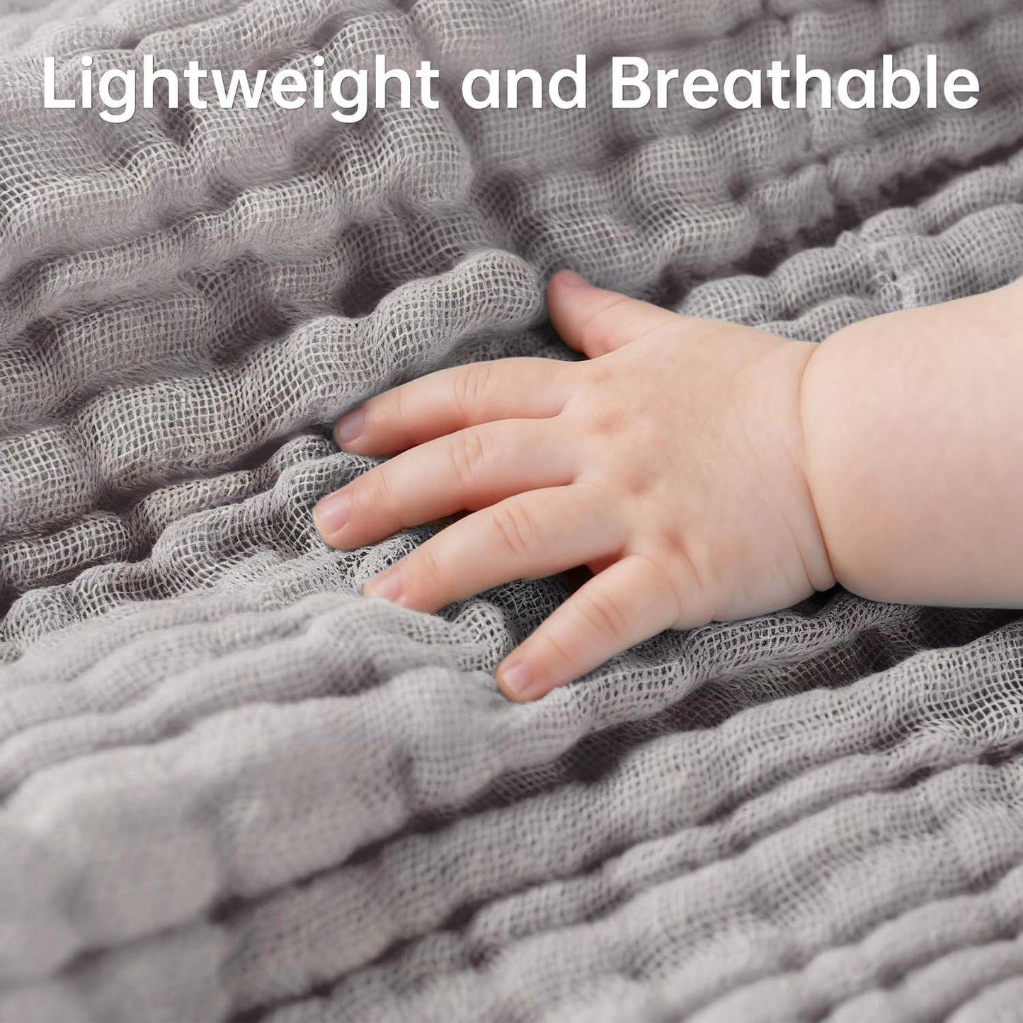 Organic Muslin Baby Washcloths 6 Pack Baby Bath Face Towel 12x12 Inch Extra Absorbent and Soft Burp Cloth and Wash Cloths for Newborn-Infants On Sensitive Skin (Blue Brown Grey)