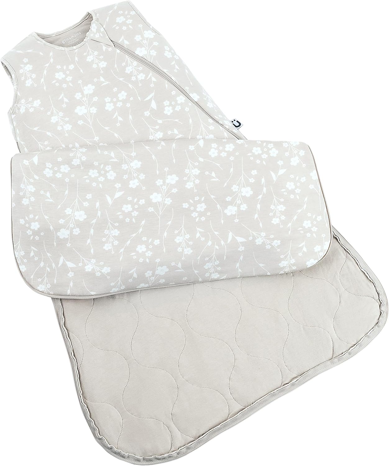 GUNAMUNA günamüna Unisex Baby, Toddler Wearable Blanket, Sleeping Bag Bamboo Rayon, Sleep Sack with Diaper Zipper, 2.6 TOG