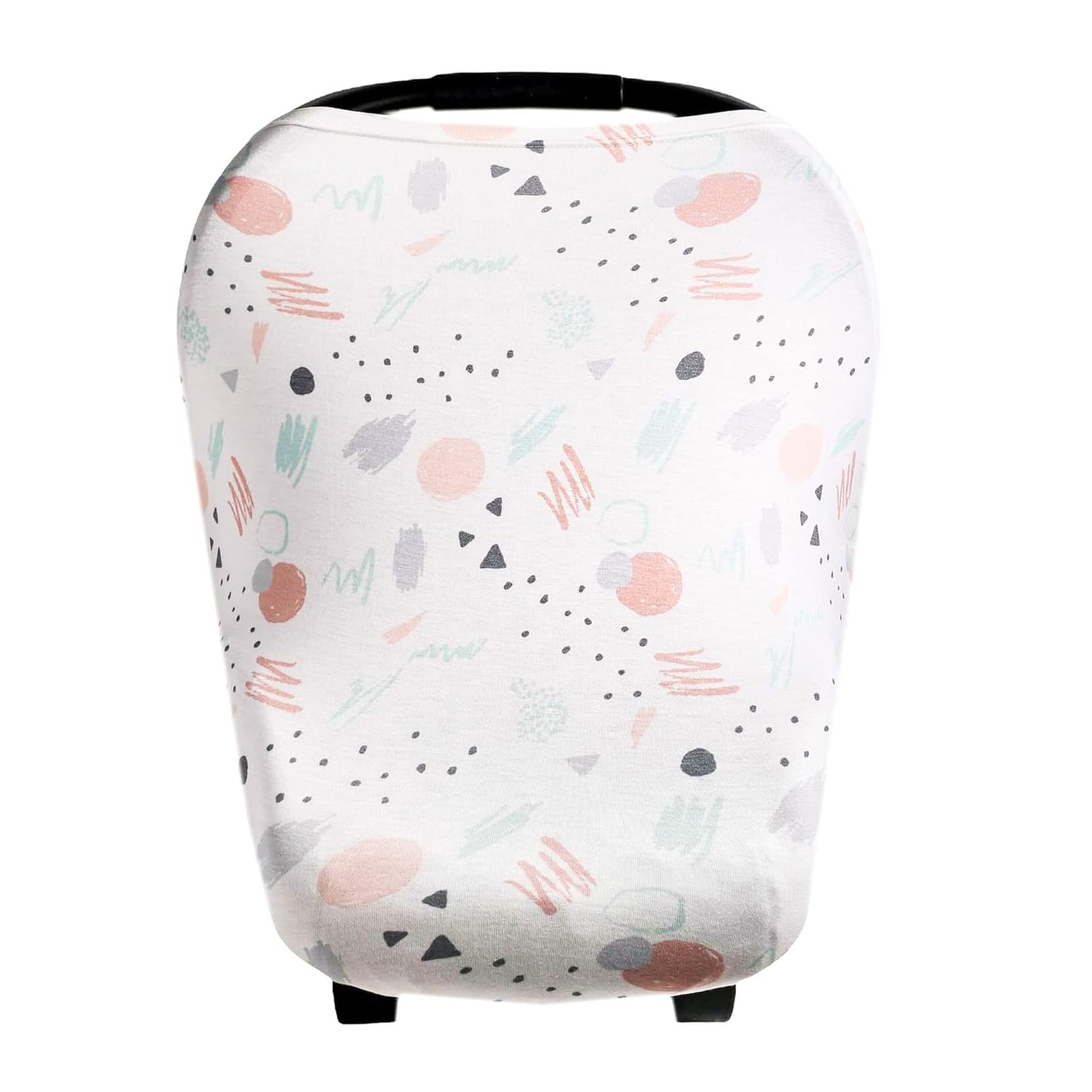 Bayside Multi-Use Cover: Car Seat, Nursing, Stroller - Stretchy Fabric, All-Season, Stylish Designs, Easy Access