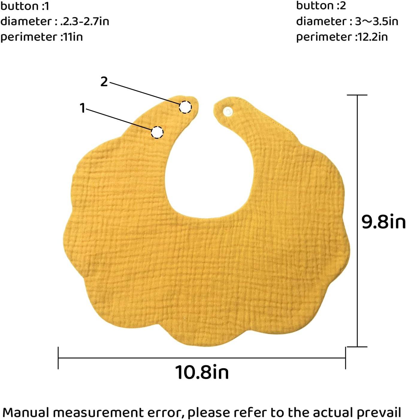 Baby Bibs Muslin Drool Teething Drooling Bibs for Baby Girl Boy Muslin Cotton
