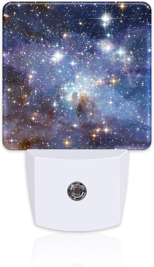 Deep Universe Nebula Night Light Plug into Wall, Galaxy Space with Stars Dusk to Dawn Night Light Plug in,0.5w Energy Saving Sleep Friendly NightLight for Kids Boys Girls Home Decor