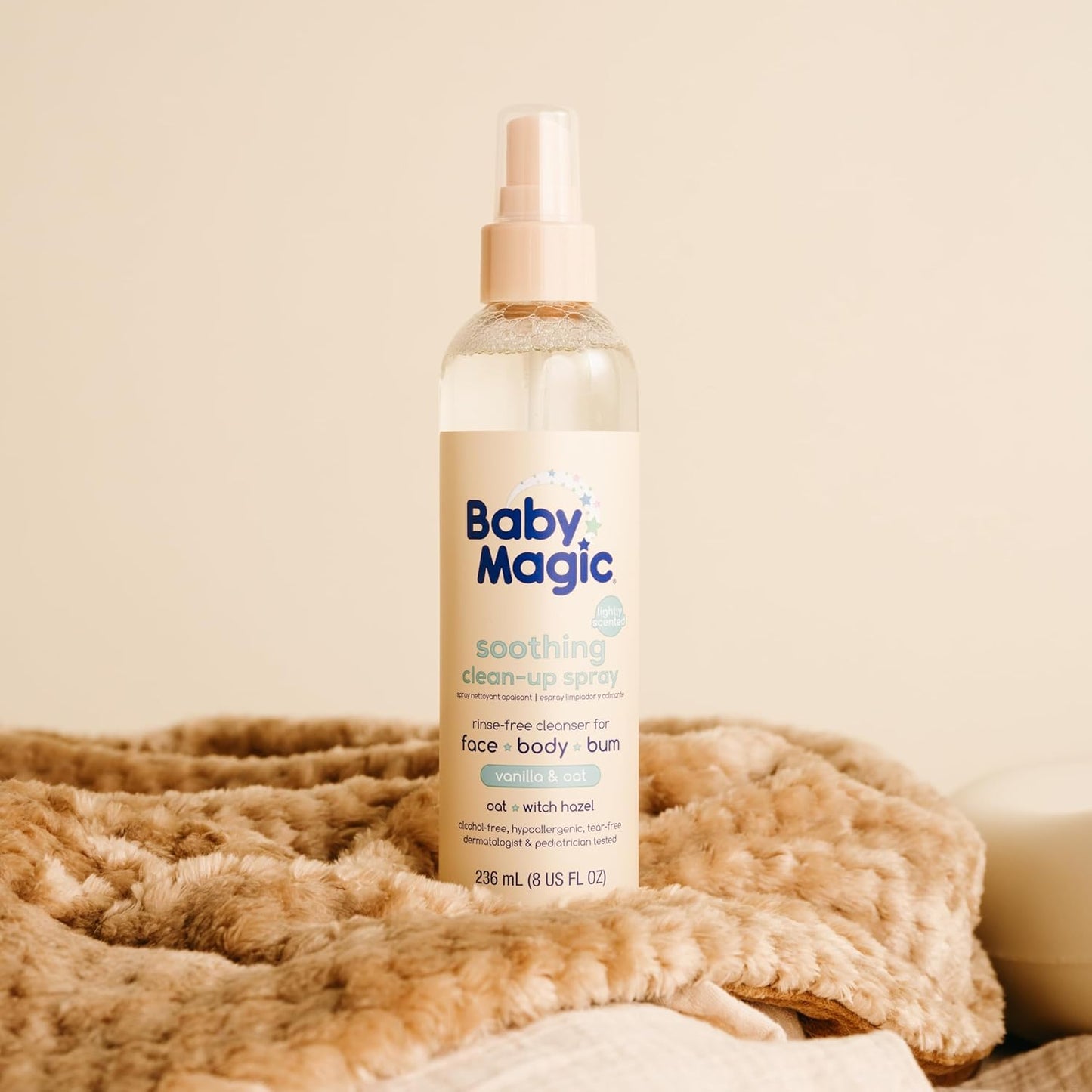 Baby Magic Soothing Clean-Up Spray, Vanilla & Oat, Hypoallergenic, 8 oz