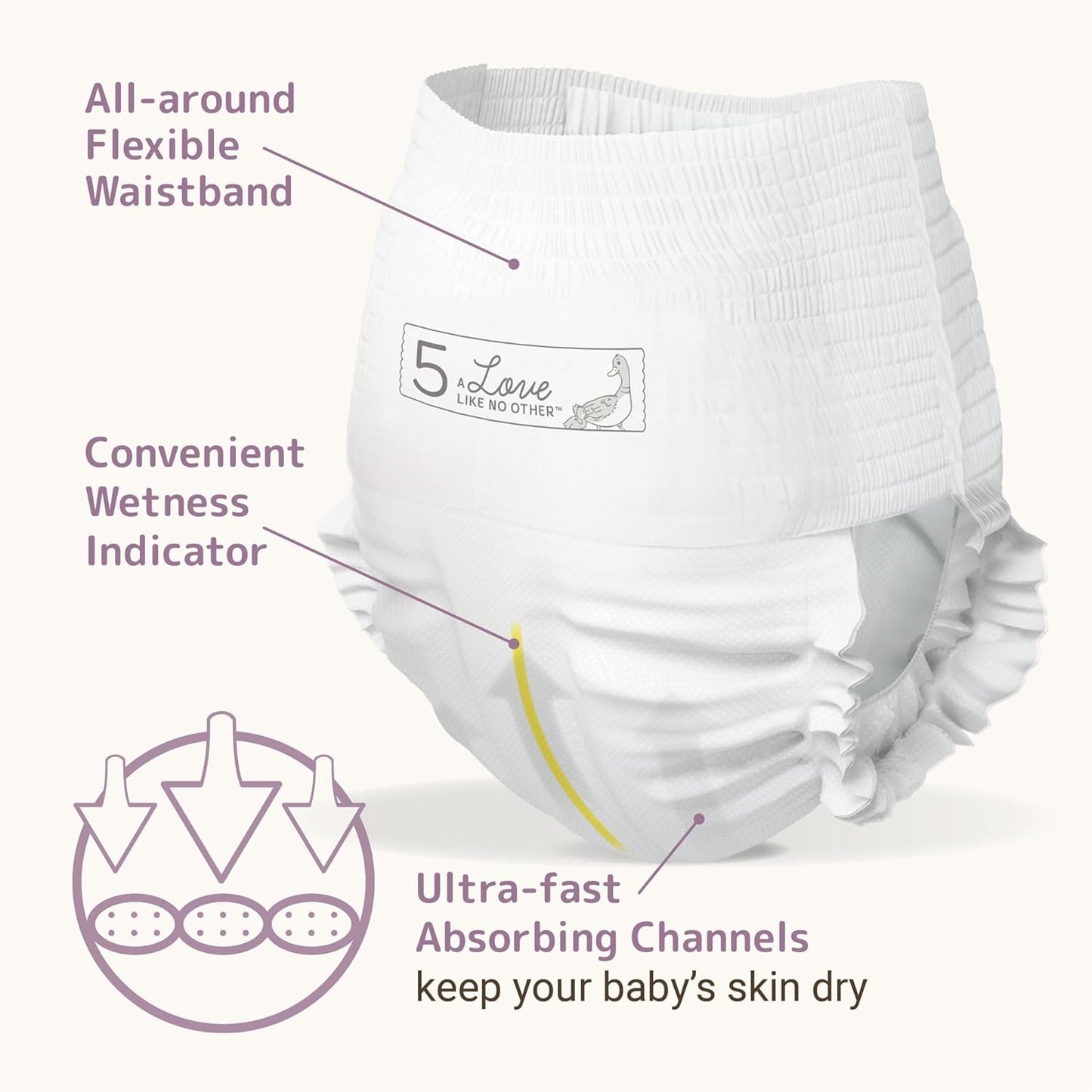 Bambo Nature Premium Training Pants (SIZES 4 TO 6 AVAILABLE), Size 5, 100 Count