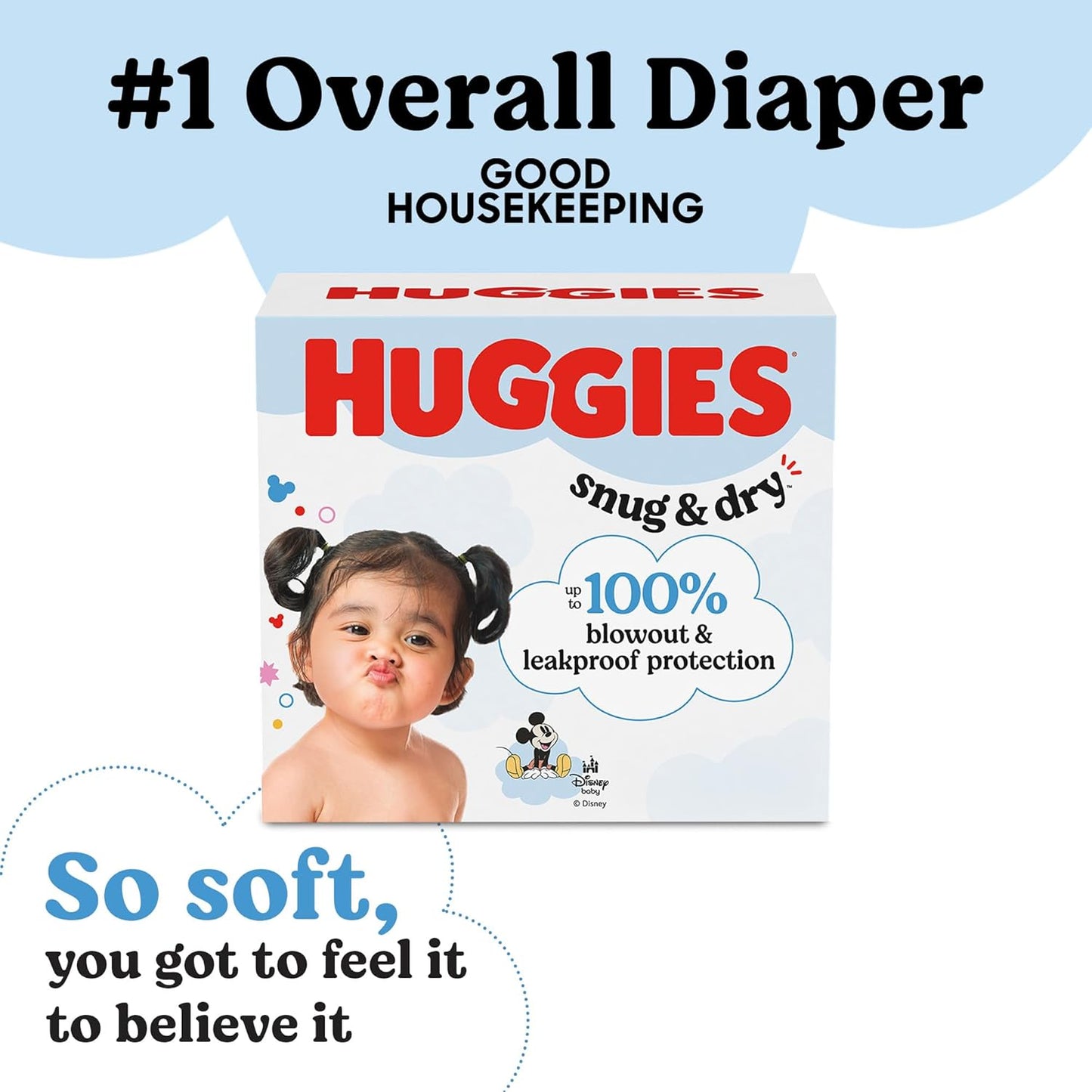 Huggies Size 3 Diapers, Snug & Dry Baby Diapers, Size 3 (16-28 lbs), 210 Count (6 Packs of 35), Packaging May Vary