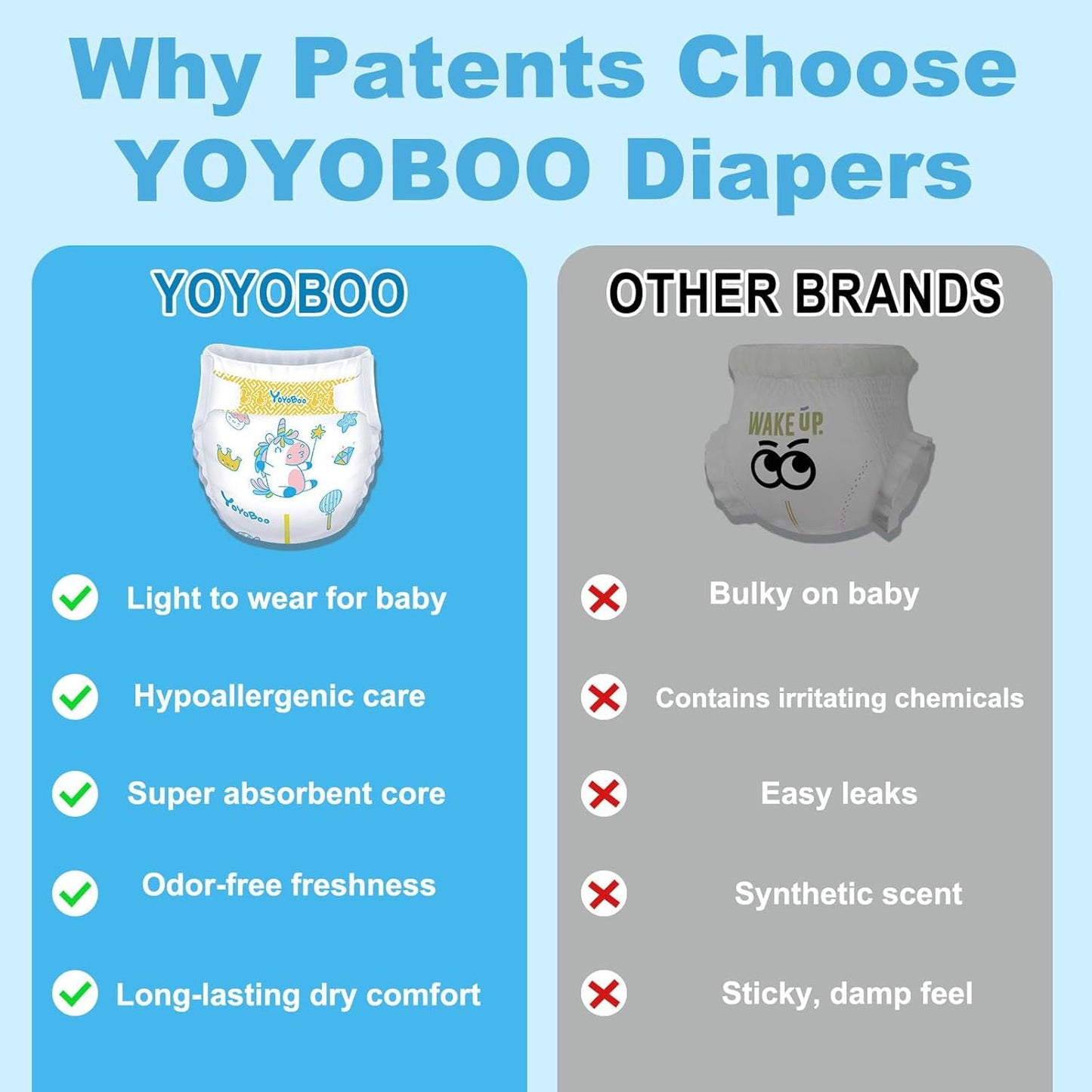 Disposable Baby Diapers, High Absorbency, Hypoallergenic,Baby Essentials，Healthy Baby Diapers, Overnight Protection,Size 4, 60 Count