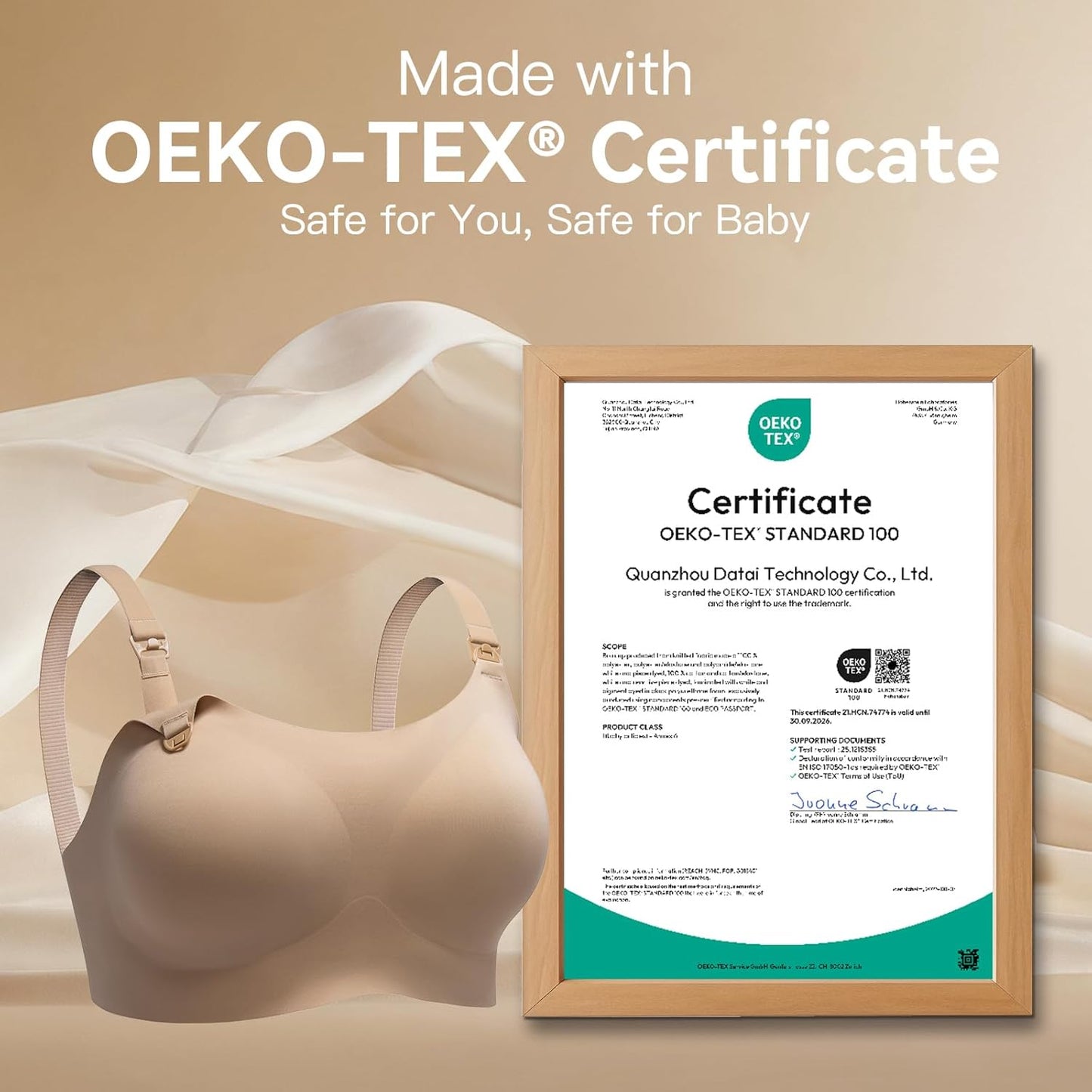 Nursing Bras for Breastfeeding, Leakproof Seamless Comfort Maternity Bras for Pregnancy Sleep with Extra Extender