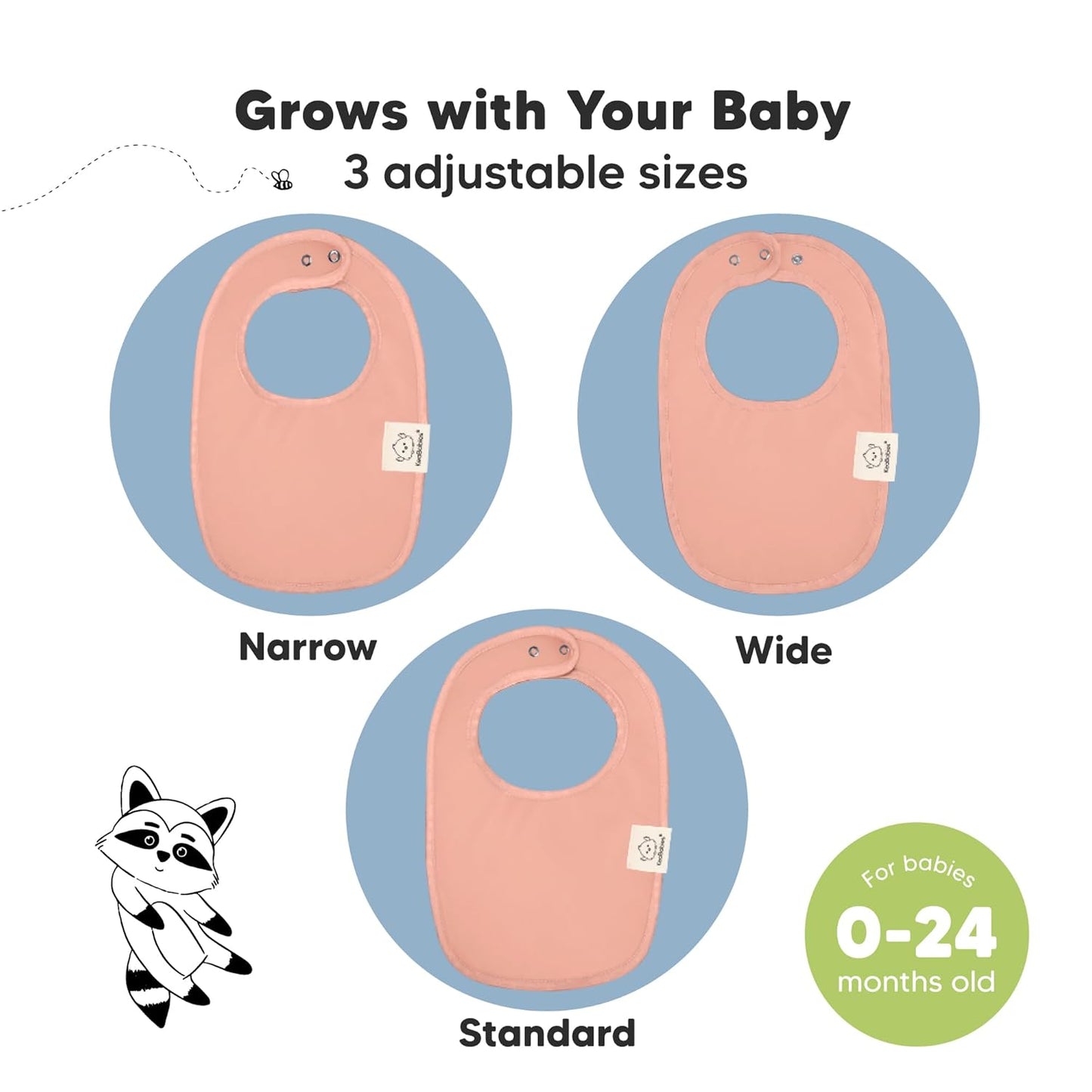 8-Pack Organic Baby Bibs for Boys, Girls - Soft Cotton Drooling and Teething Bibs for Baby Girl & Boy, Extra Absorbent, Easy To Clean & Put On for Toddler, Newborn, Infant 0-24 Months (Butterflies)