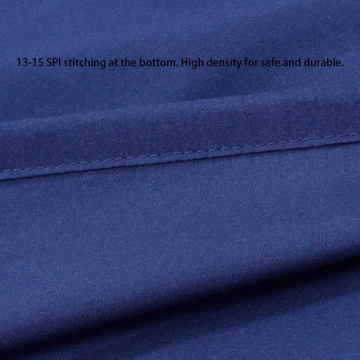 CaSaJa Navy 3 Pack Bassinet Sheet Set, Silky Soft Handfeel with Comfy Napping Surface for Baby Boy and Girl, Flexible Fits Various Kinds of Cradle and Bessinet Mattress Up to 15" x 30" and Breathable