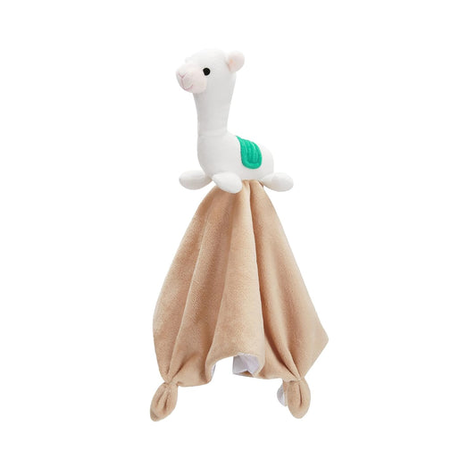 Pro Goleem Llama Security Blanket Soft Loveys for Babies for Boys and Girls Newborn Lovie Infant Blankie Llama Baby Stuff Baby Snuggle Toy Stuffed Animal Baby Gifts 14 Inch