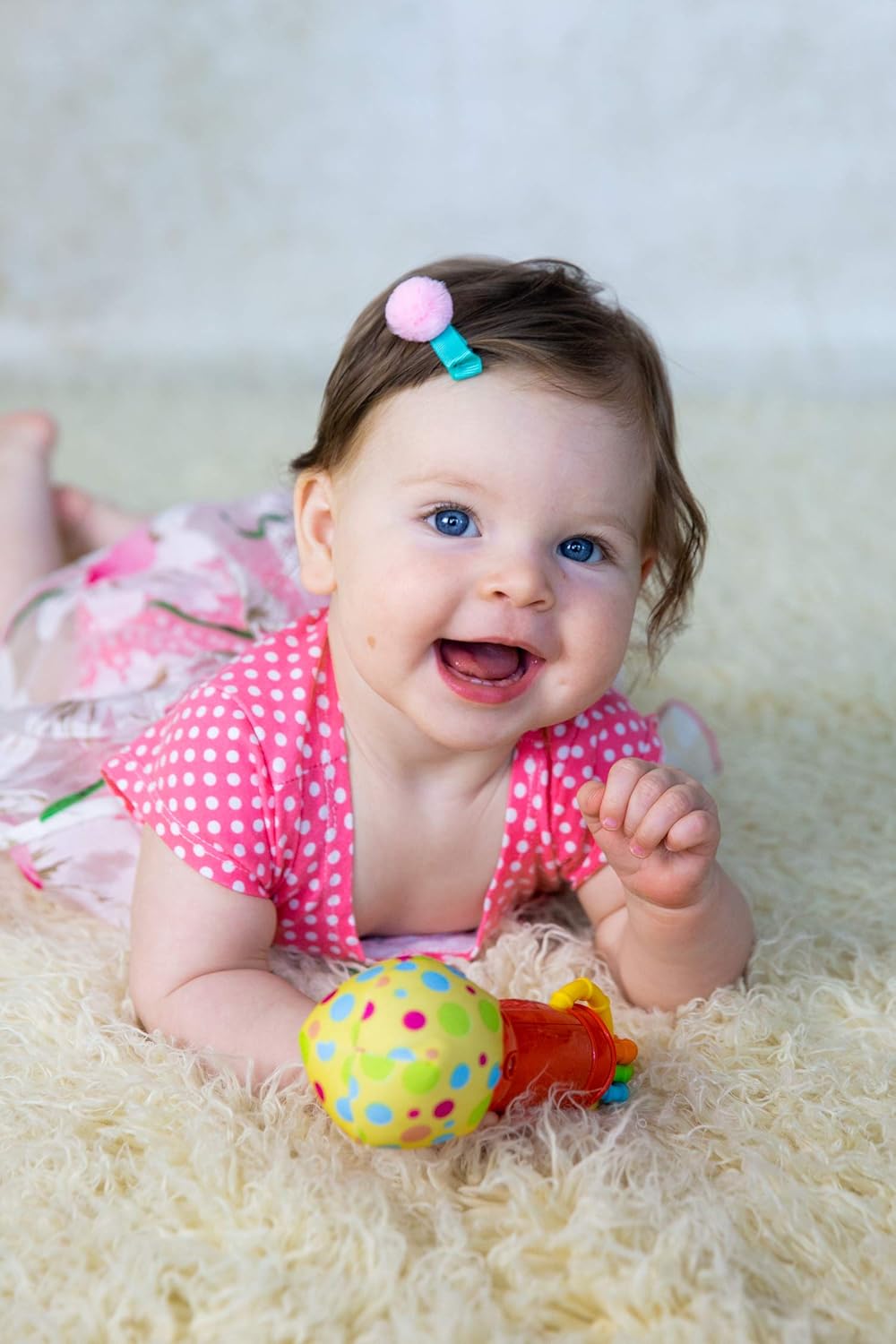 Baby Microphone Toy. My First Kids Microphone with Sounds and Teethers/Rattle. Battery Operated Toy for Toddlers and Babies 3-36 Months